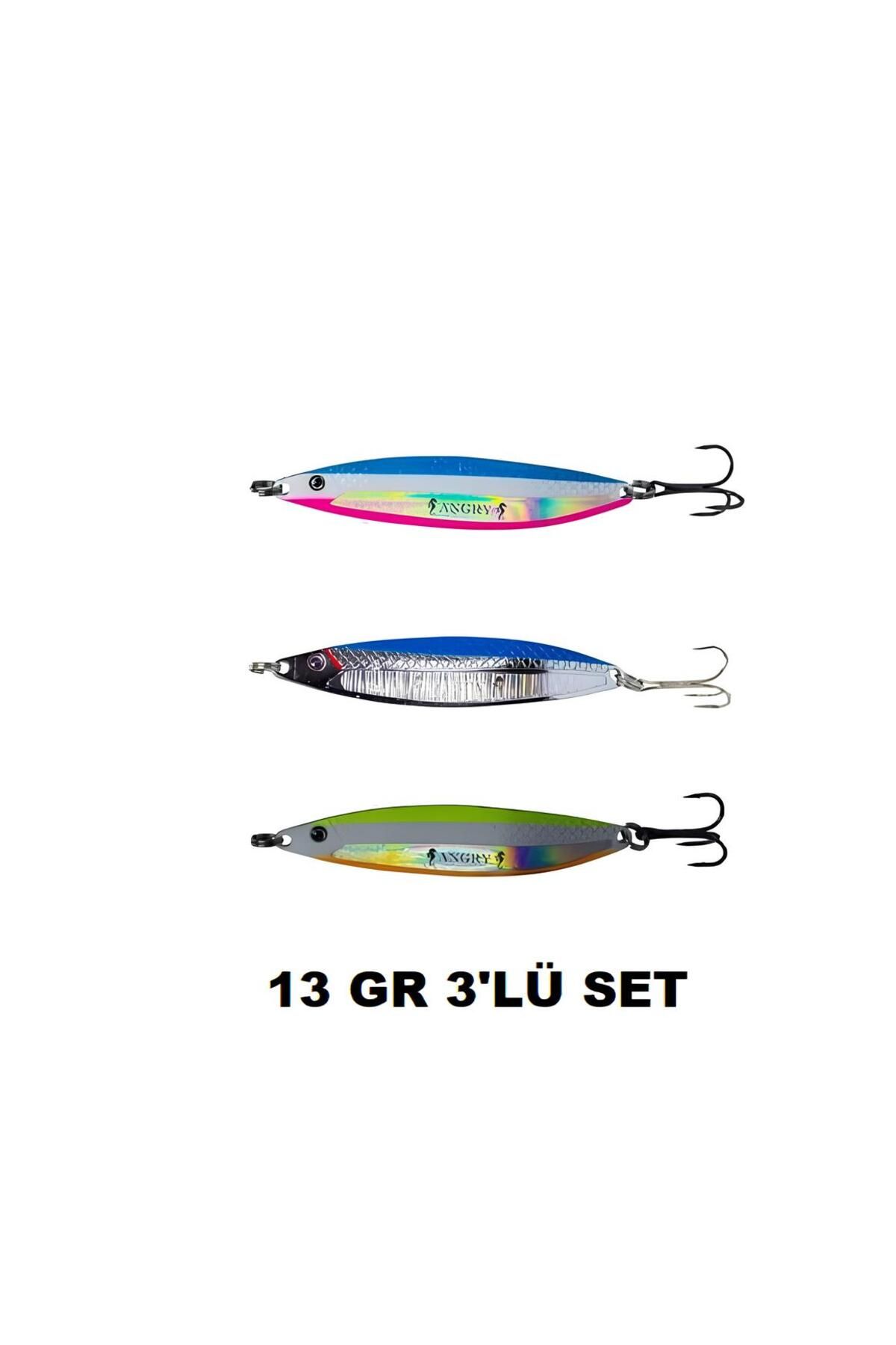 Denizatı Angry 13 Gr Lüfer Kaşığı 3lü Set