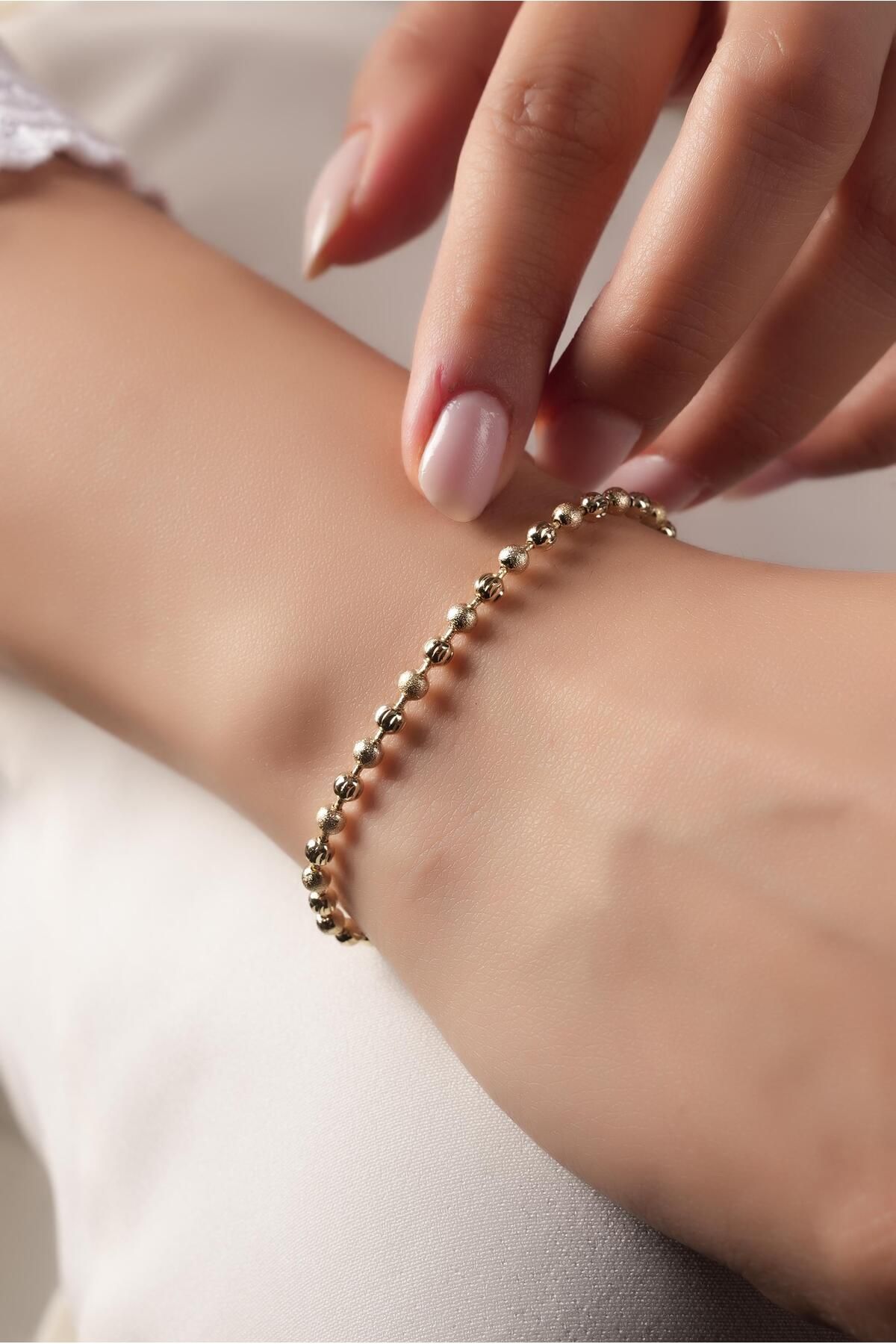 Çlk Accessories Xuping Renk Atmaz Dorika Simli Bileklik 70845