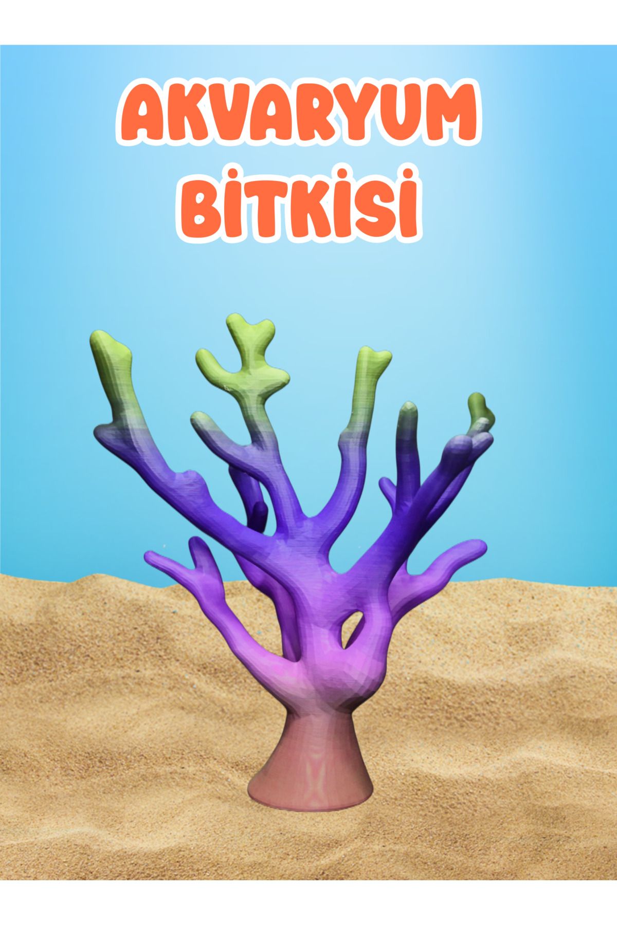 MDİZMİR Akvaryum Bitkisi Yapay Akvaryum Bitkisi Fanus Bitkisi Küçük Akvaryum ve Büyük Akvaryum