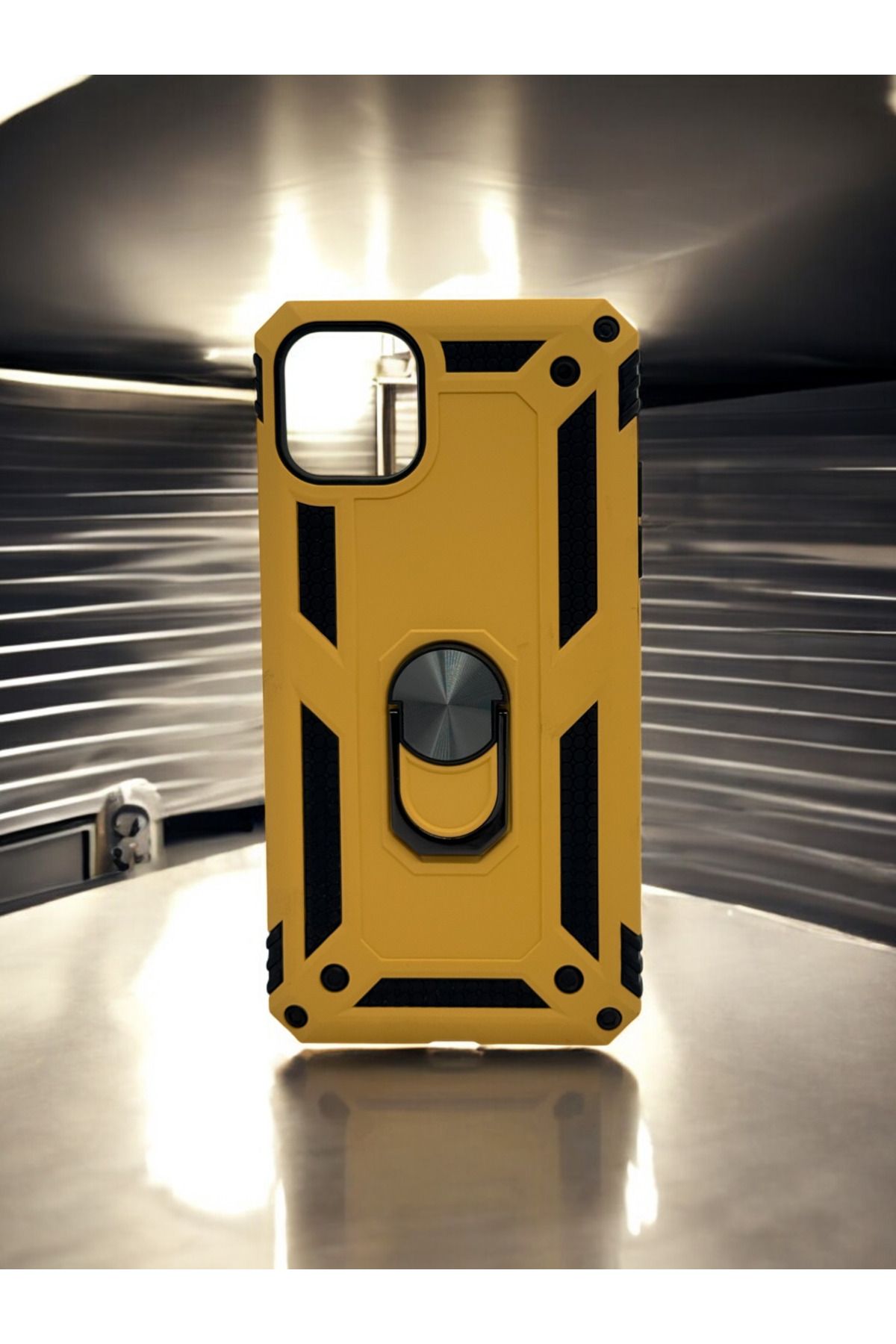 DUBİGOLD İPHONE 11 PRO MAX UYUMLU METAL YÜZÜKLÜ MIKNATISLI ZIRHLI TANK KILIF