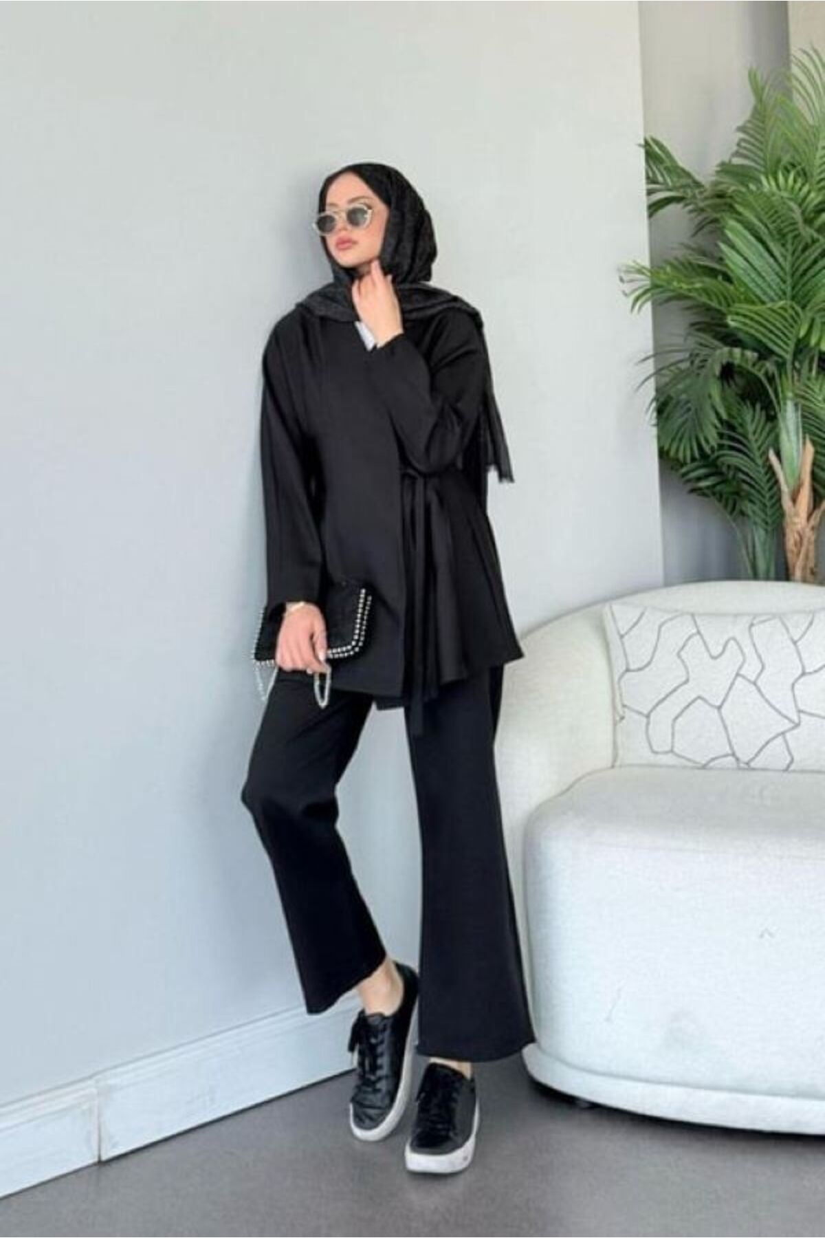 Sezi Moda Giyim Dora Bağlamalı Takım