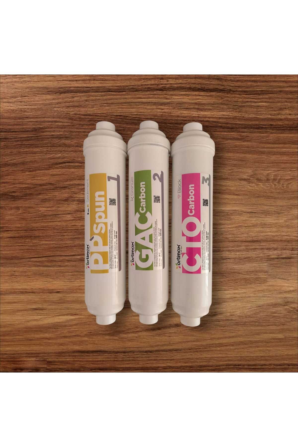 Ortimax su arıtma cihazı3 lü filtresi