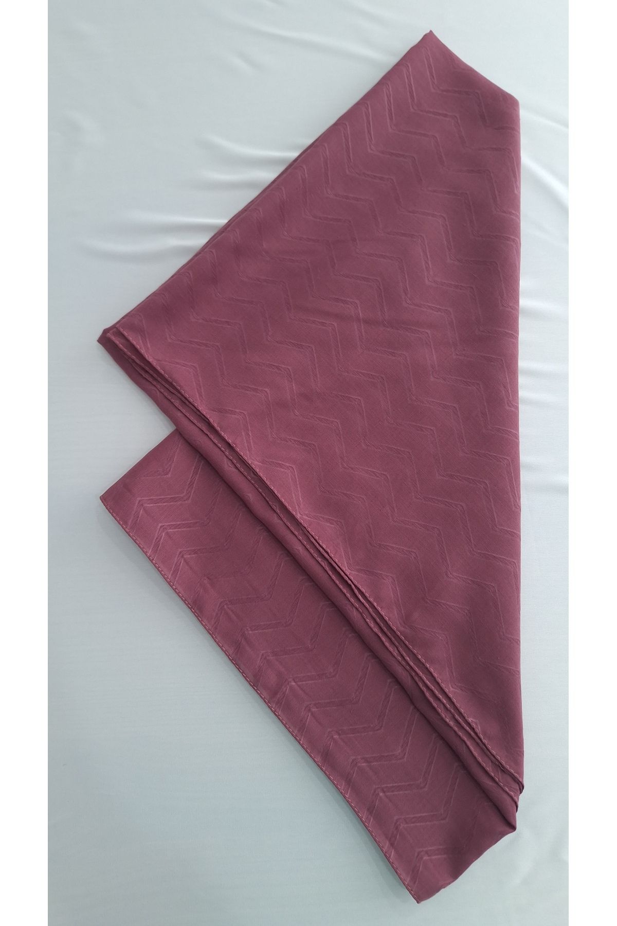 Lavena scarfs Bambu Jakar Zikzak Desen Şal - Pembe