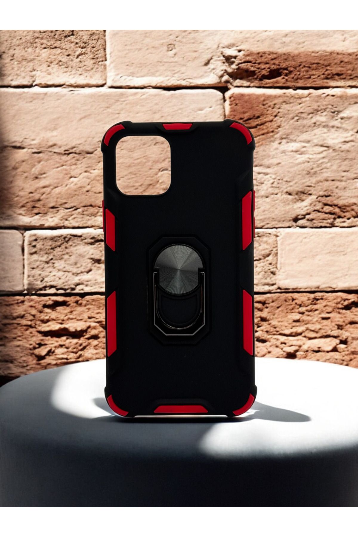 DUBİGOLD İPHONE 11 PRO UYUMLU METAL YÜZÜKLÜ MIKNATISLI ZIRHLI TANK KILIF