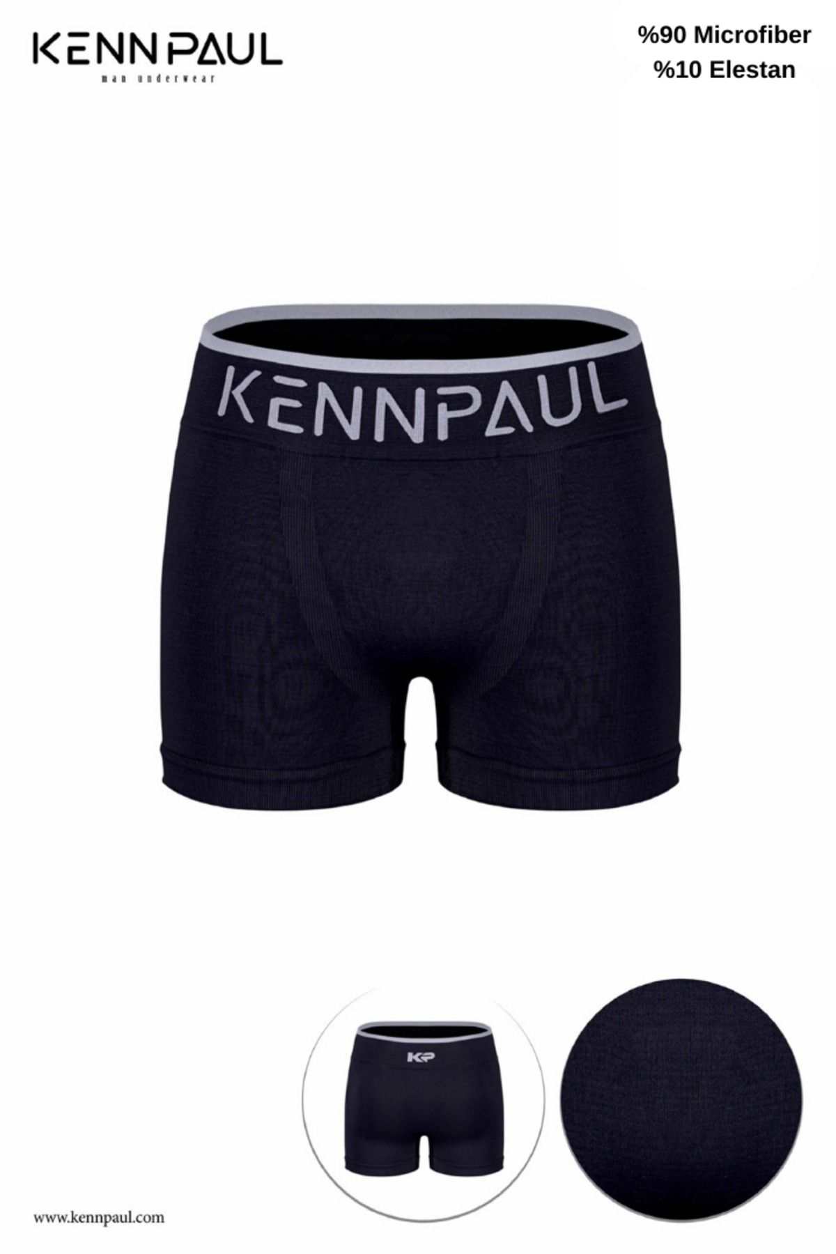 Kennpaul Mikro Kumaş Erkek Boxer | Serin, Hafif ve Esnek Konfor