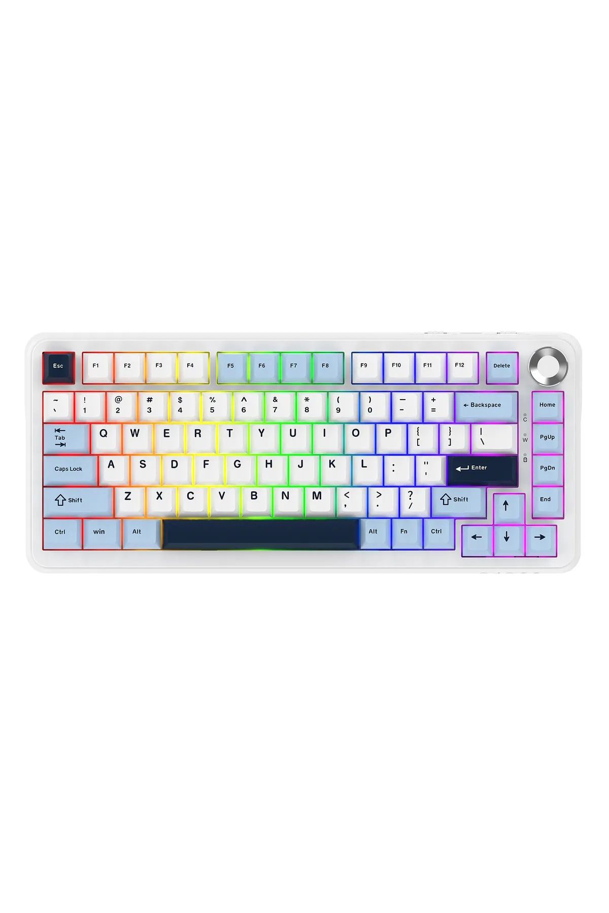 Coverzone Ajazz Ak820 Max Plus Daydream Switch 3 Modlu Mekanik Oyun Klavyesi-8000 Mah Batarya Rgb-hot Swap