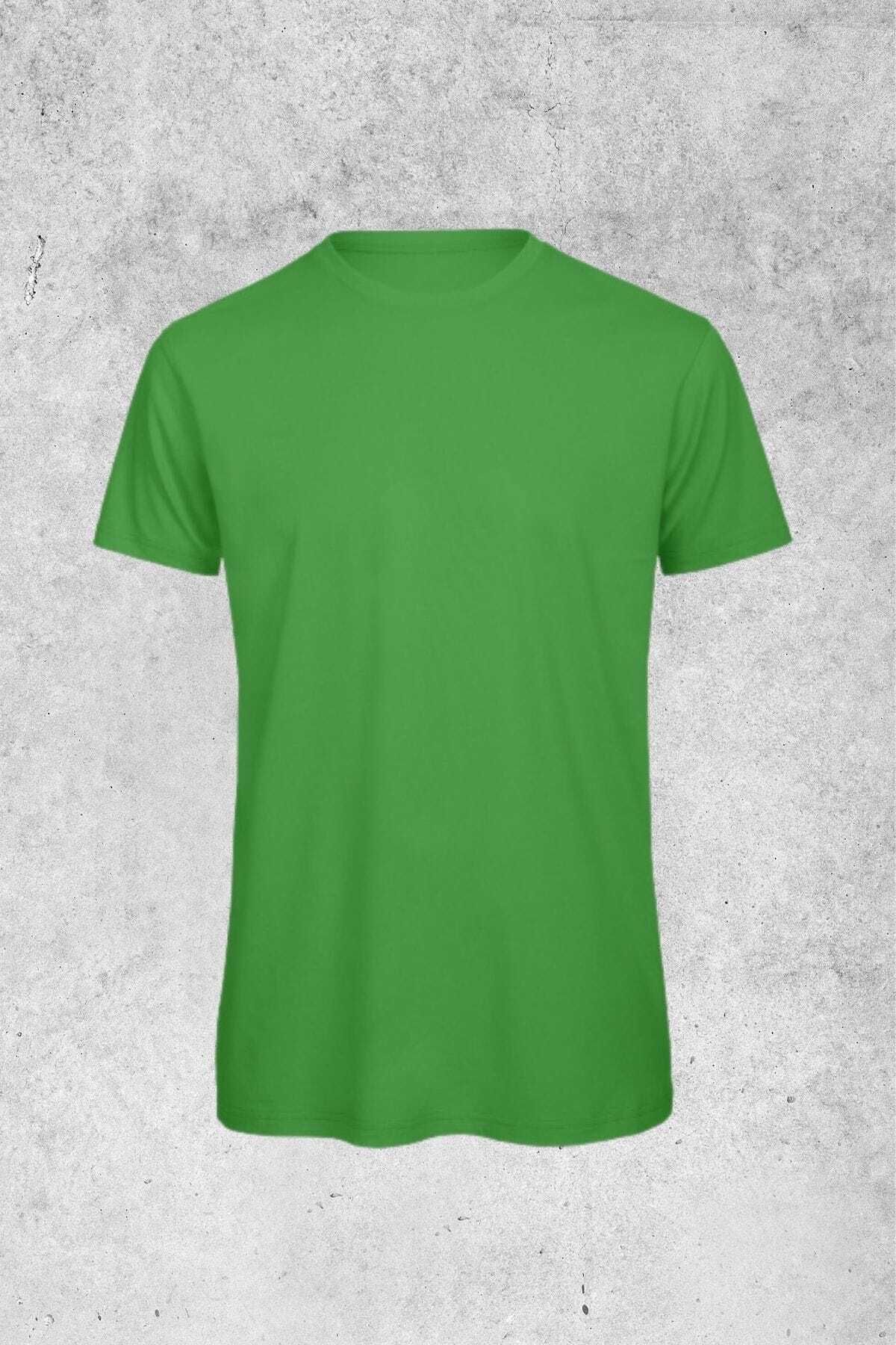 MOLICO Basic Unisex Sıfır Yaka kısa kollu Tshirt