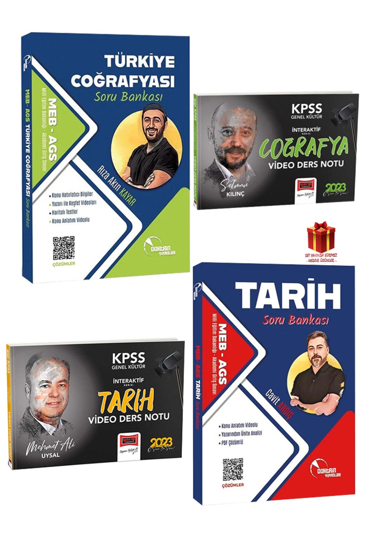Yargı Yayınları MEB AGS Türkiye Coğrafyası- Tarih Soru Bankası-Video Anlatım+Hediye