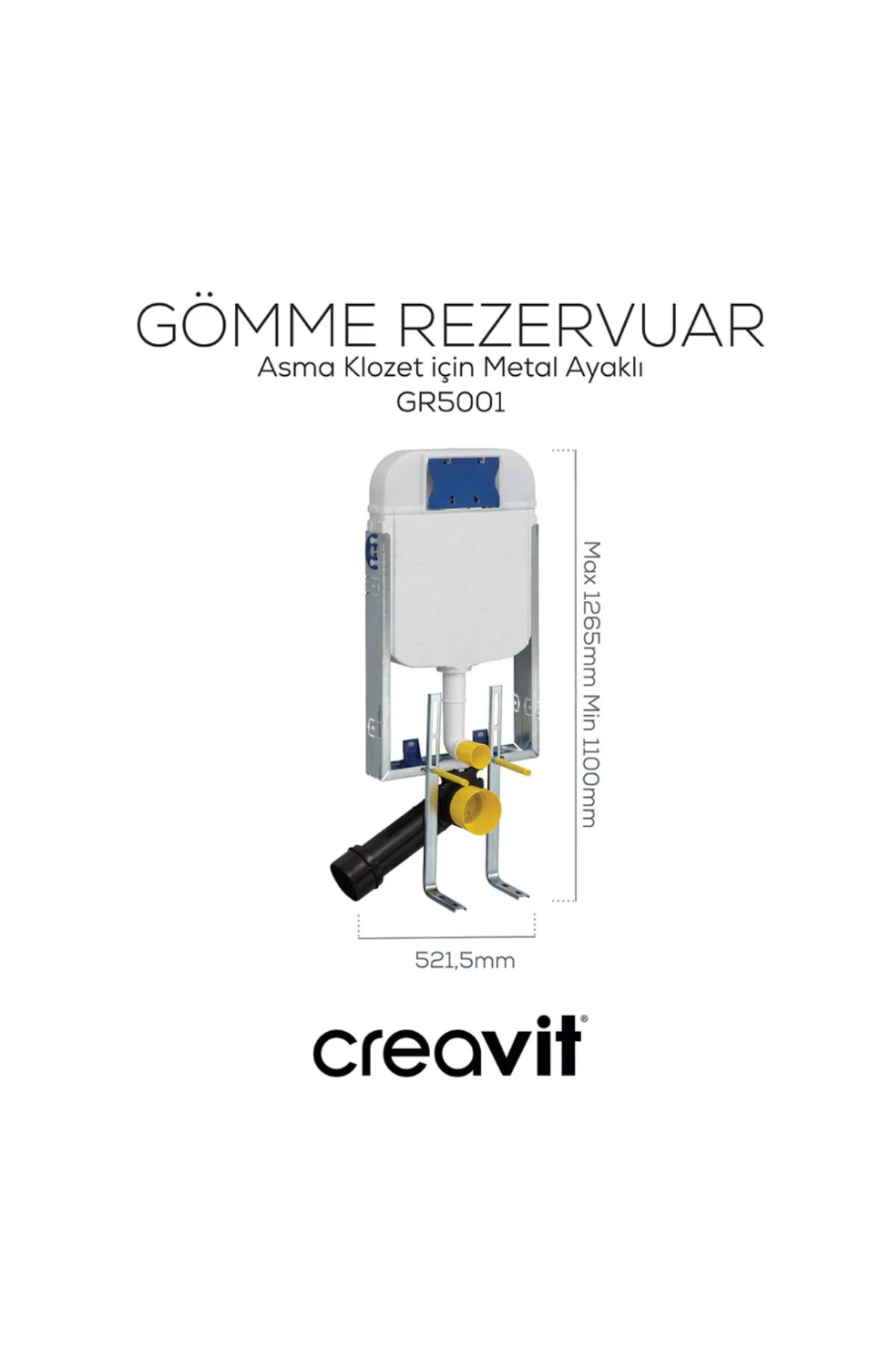 Creavit Gömme Rezervuar Creavit