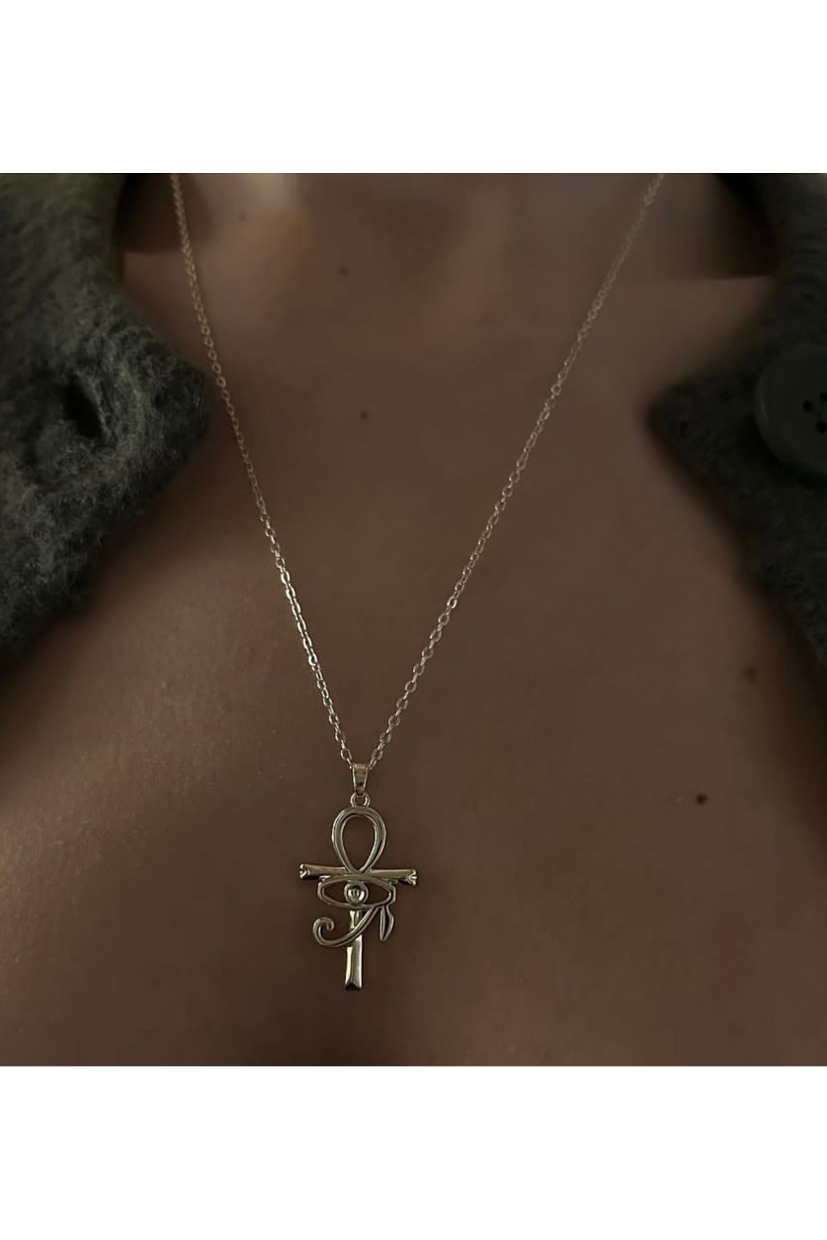 mibrillo Ankh horus’un gözü kolye