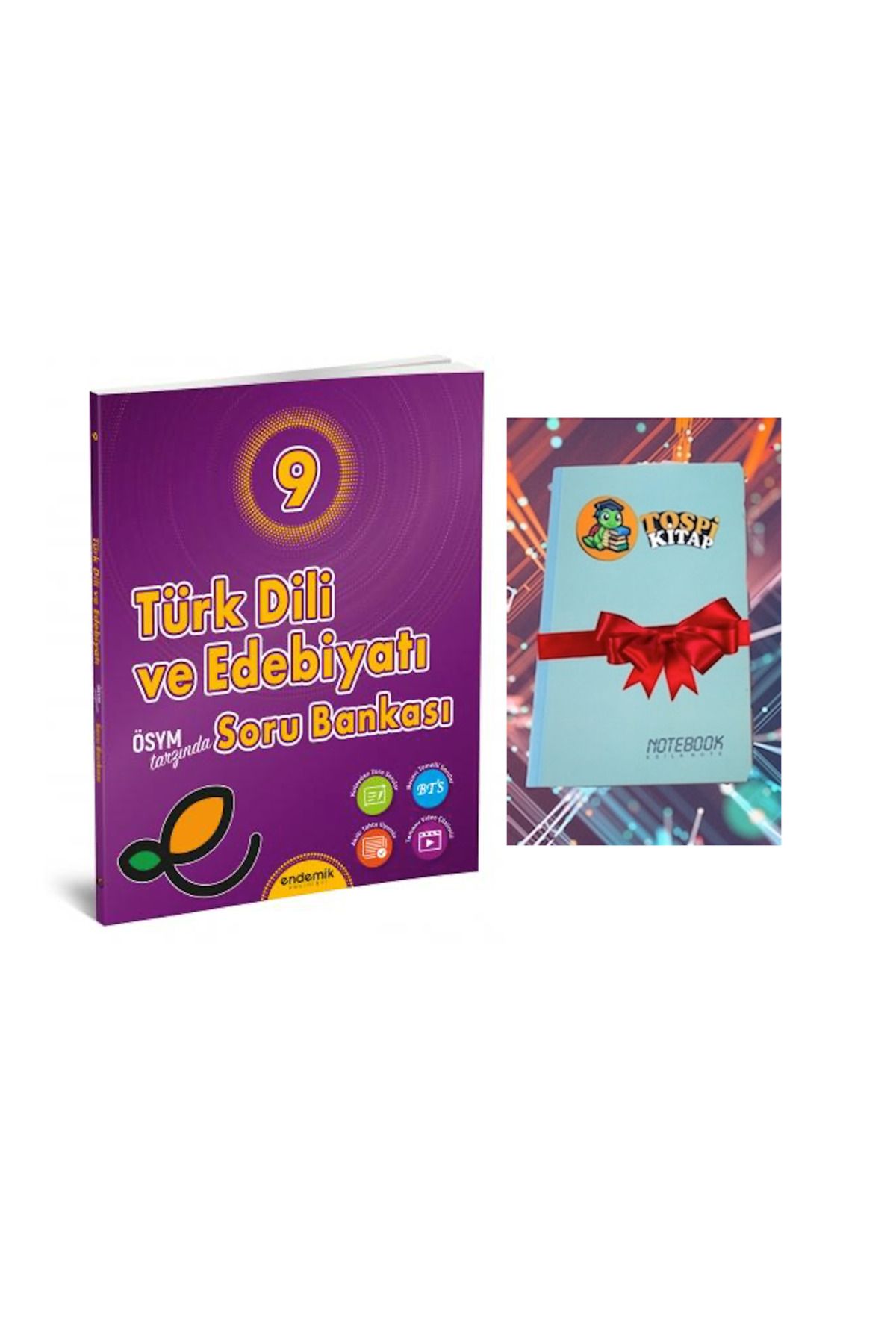 Karma Kitaplar 9.Sınıf EDEBİYAT Soru Bankası- Yeni (DEFTER HEDİYELİ)