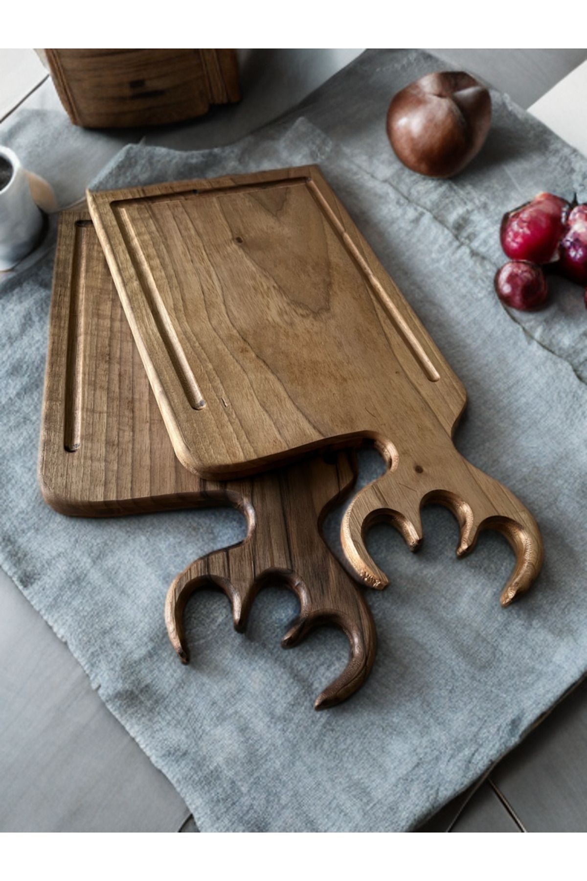 DEER WOOD Collection GEYİK KESME & SUNUM TAHTASI