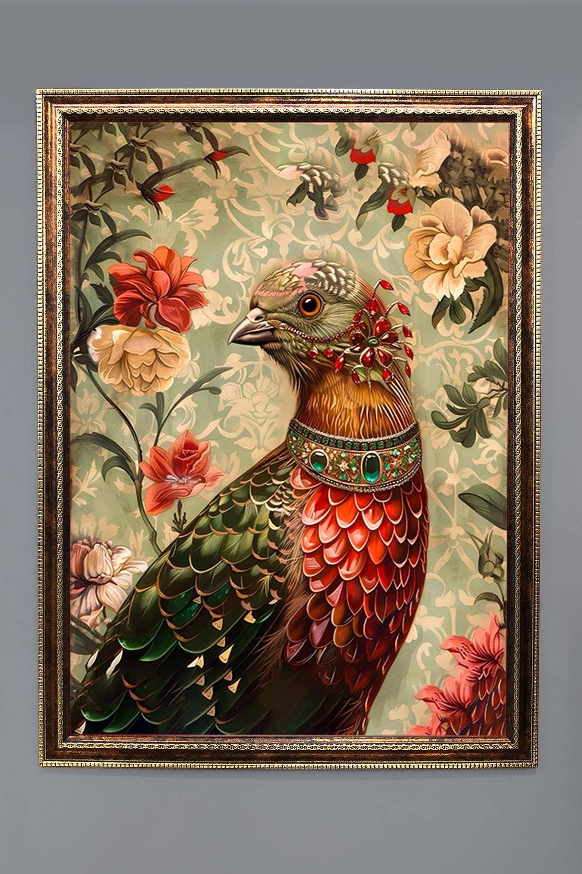 Doruklar Home Collection Dekoratif Modern Desenli Çerçeveli Duvar Tablosu 50x70cm RÜYA09