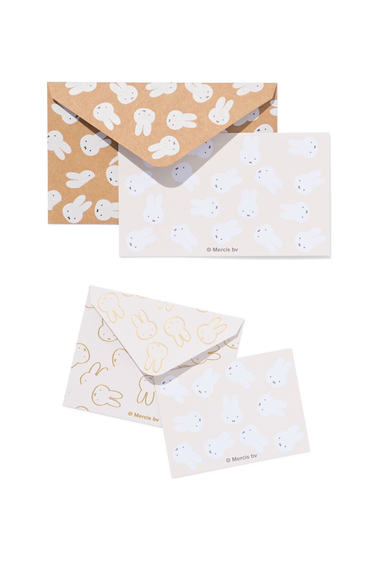 HEMA MIFFY TAVŞANLI ZARF VE KART SETİ- 6'LI