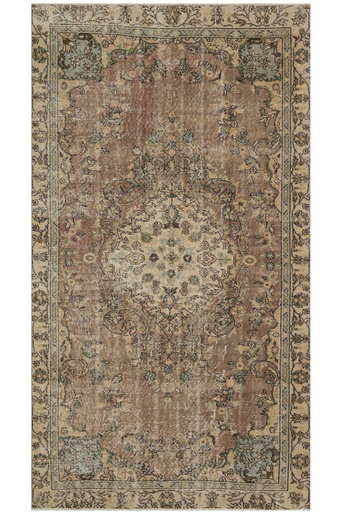 Sempati halı Minimal Vintage El Dokuma Halı 163x285 cm 9596