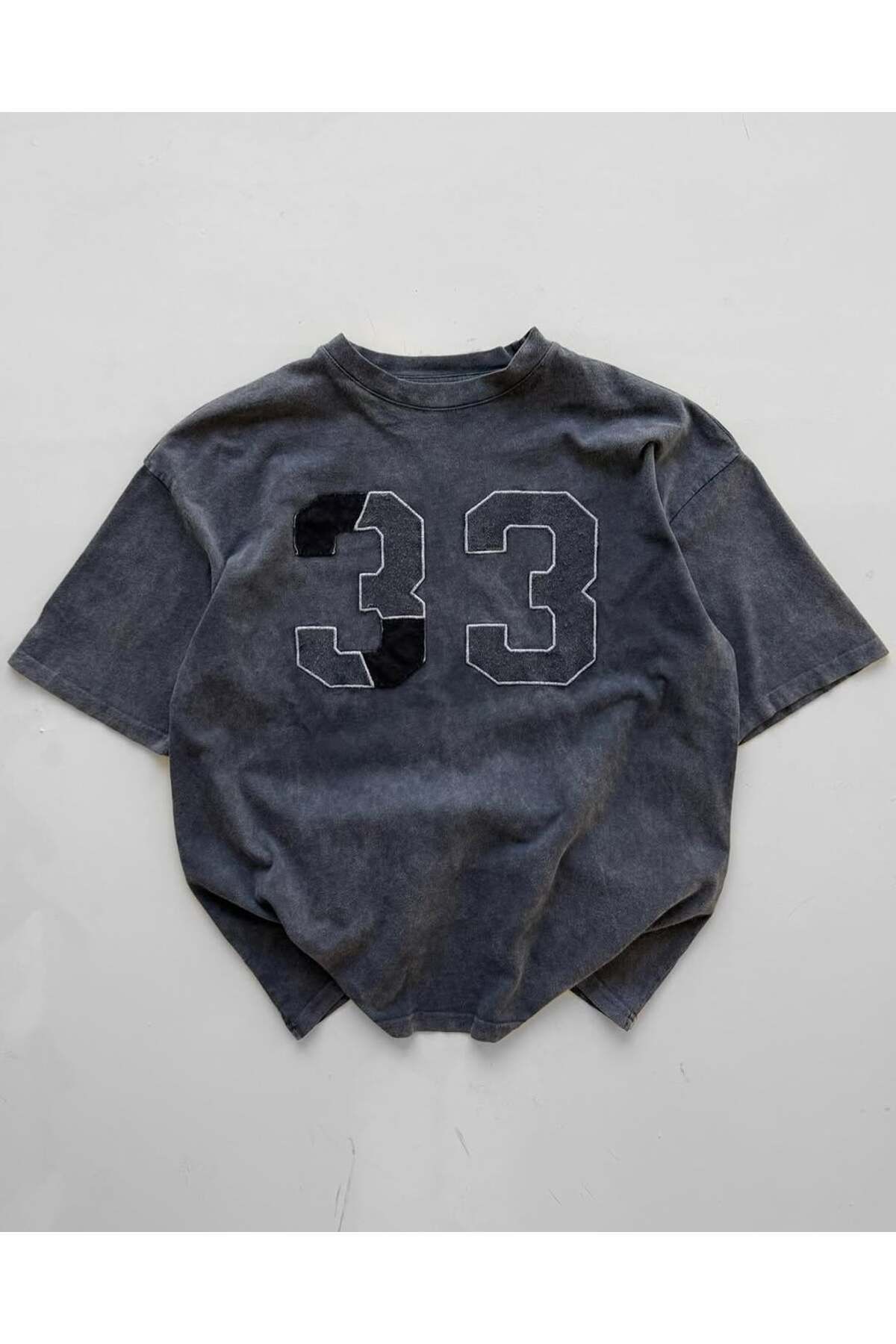 ZENİSO BUTİK STWD. BAŞLIKLI NAKIŞLI OVERSIZE UNISEX T-SHIRT
