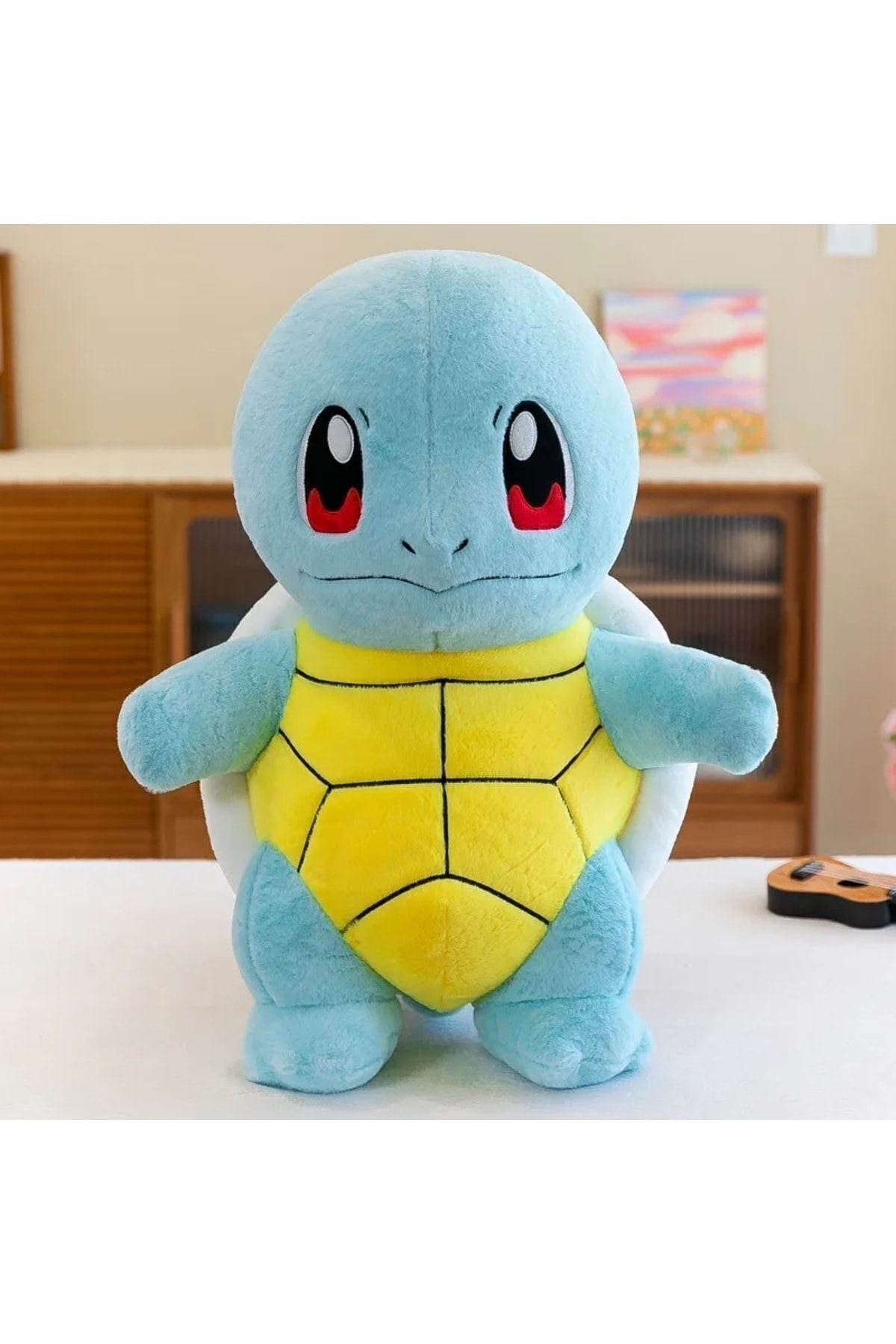 babyfoxx Squirtle 45 cm Büyük Boy Pokemon Yumuşak Peluş Oyuncak – Kaliteli İthal Pokemon Figürü, Hediyelik