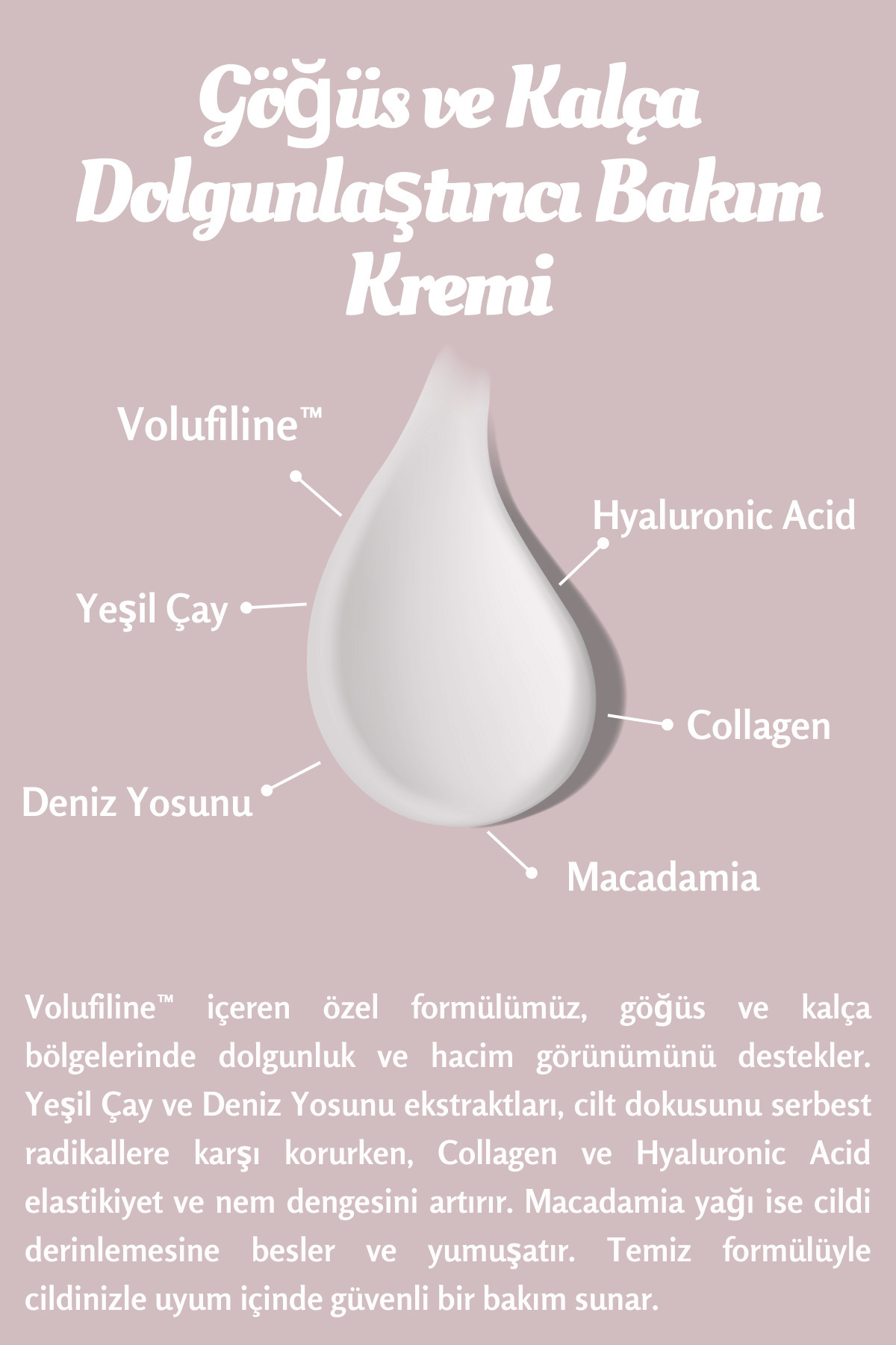 L'Yvette Volufiline Içeren Göğüs Ve Kalça Dolgunlaştırıcı & Dikleştirici Şekil Verici Krem fotoğrafı 3 (önizleme)