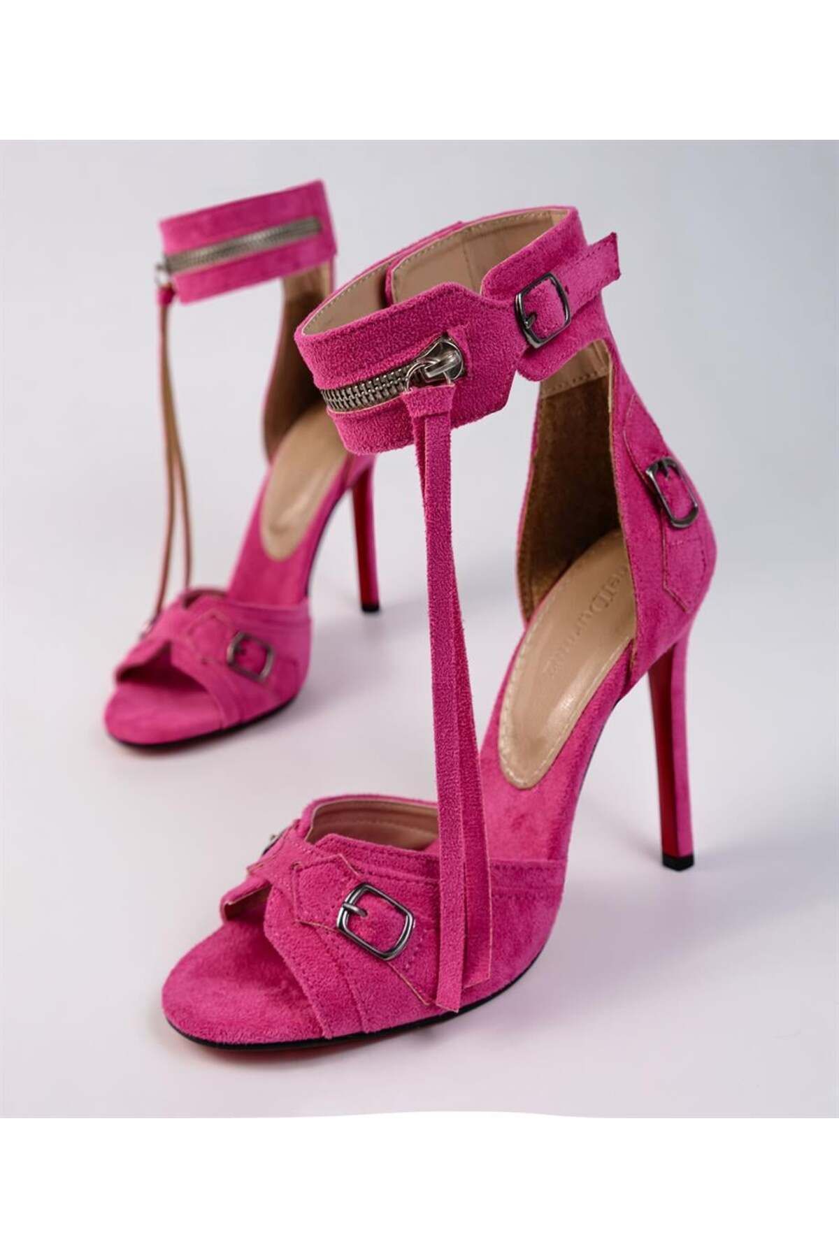Sibel Shoes Ramsey Fuşya Sandalet