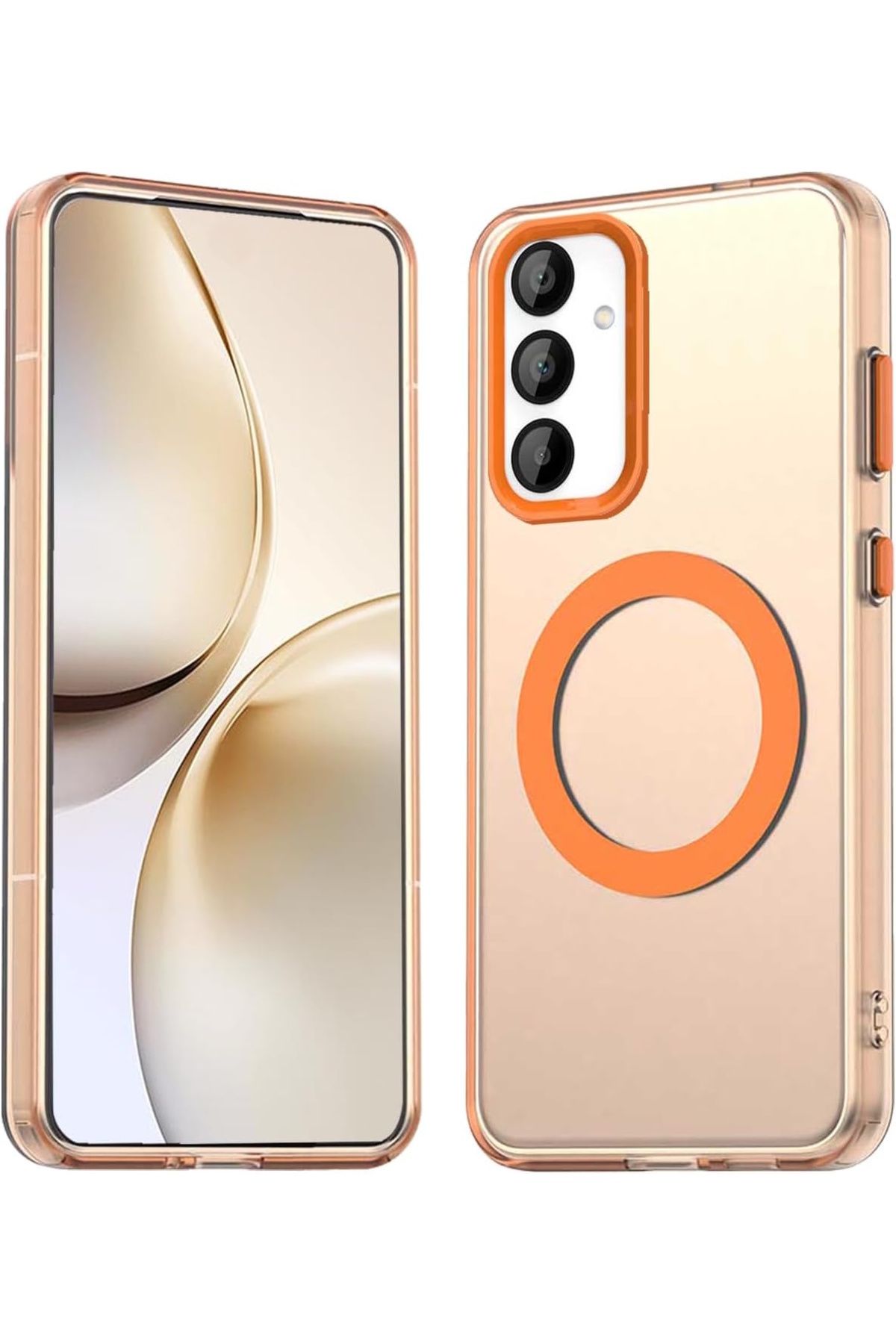 m.tk moveteck Samsung Galaxy A36 Kılıf Kamera Çıkıntılı Mat Magsafe Özellikli Kenarları Renkli Premium Sert Kapak