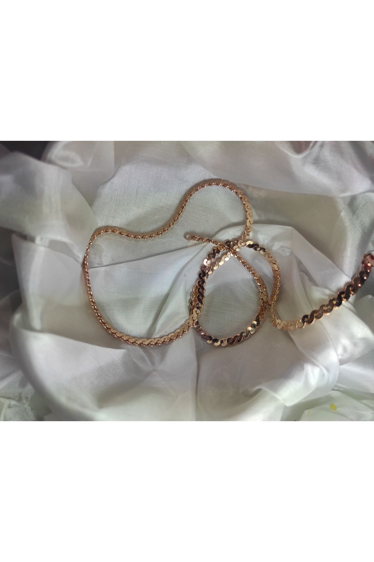 Ceycey Zincir Gold renginde kolye