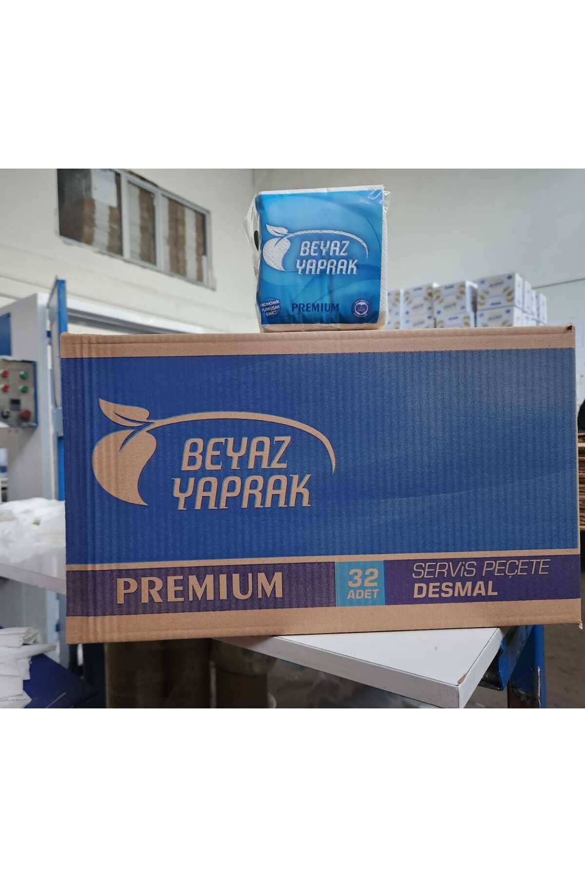 Beyaz yaprak 100*32 Li Kare Peçete