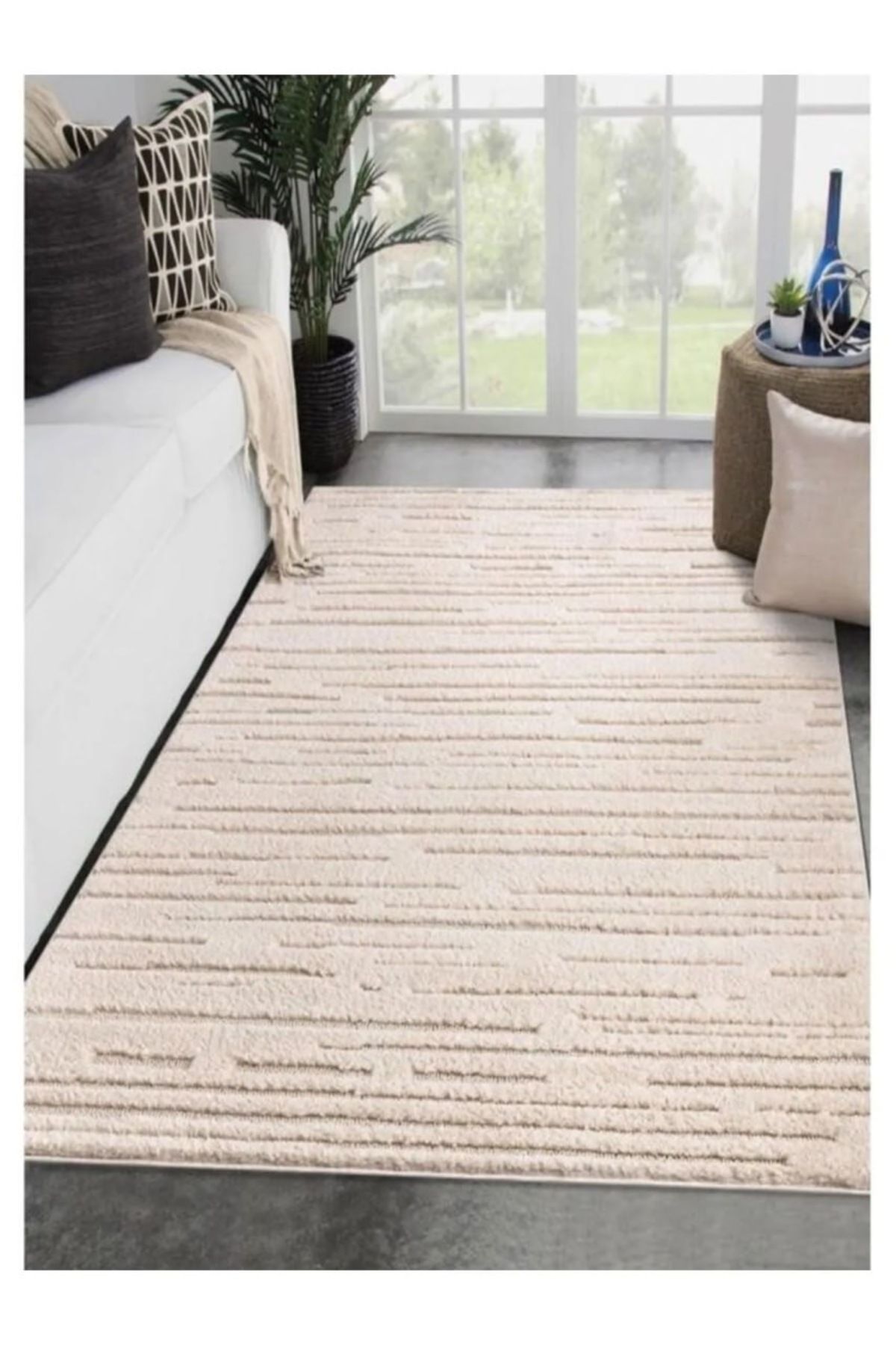 Andromeda PAMİRA PELUŞ SOFT BUKLE SHAGGY İSKANDİNAV DESENLİ OTURMA ÇOCUK YATAK ODASI HALISI