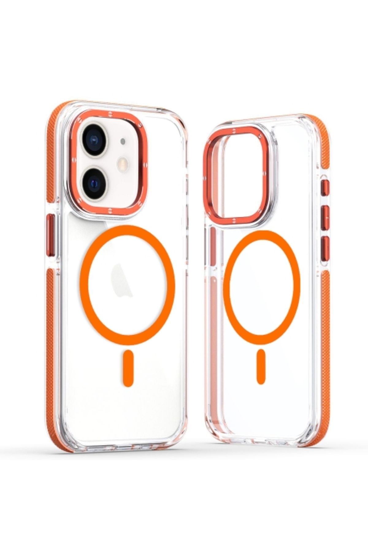 Teleplus iPhone 12 Kılıf Manyetik Şarj Özellikli PX Acrylic Hybrid TPU Kapak