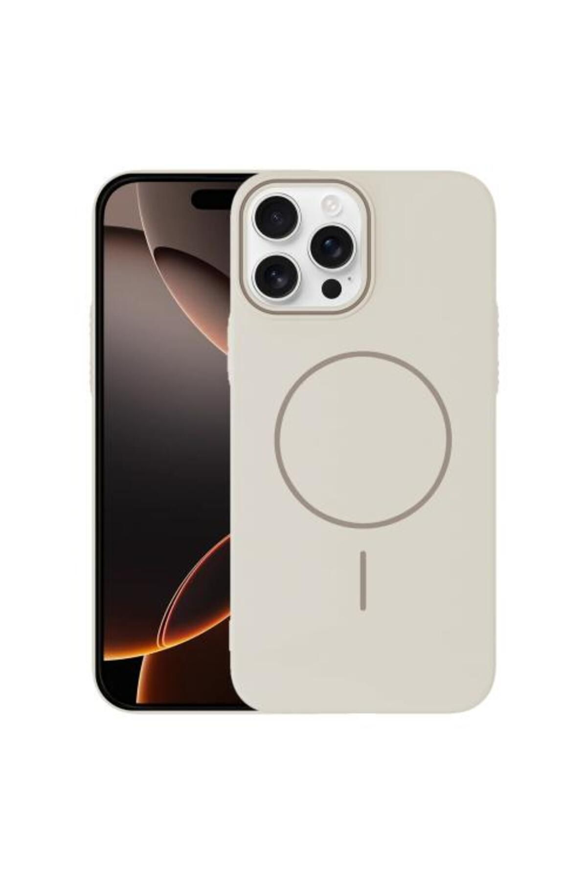 Teleplus iPhone 16 Pro Max Kılıf Manyetik Şarj Özellikli IC GLS Lansman Leke Tutmaz Kapak