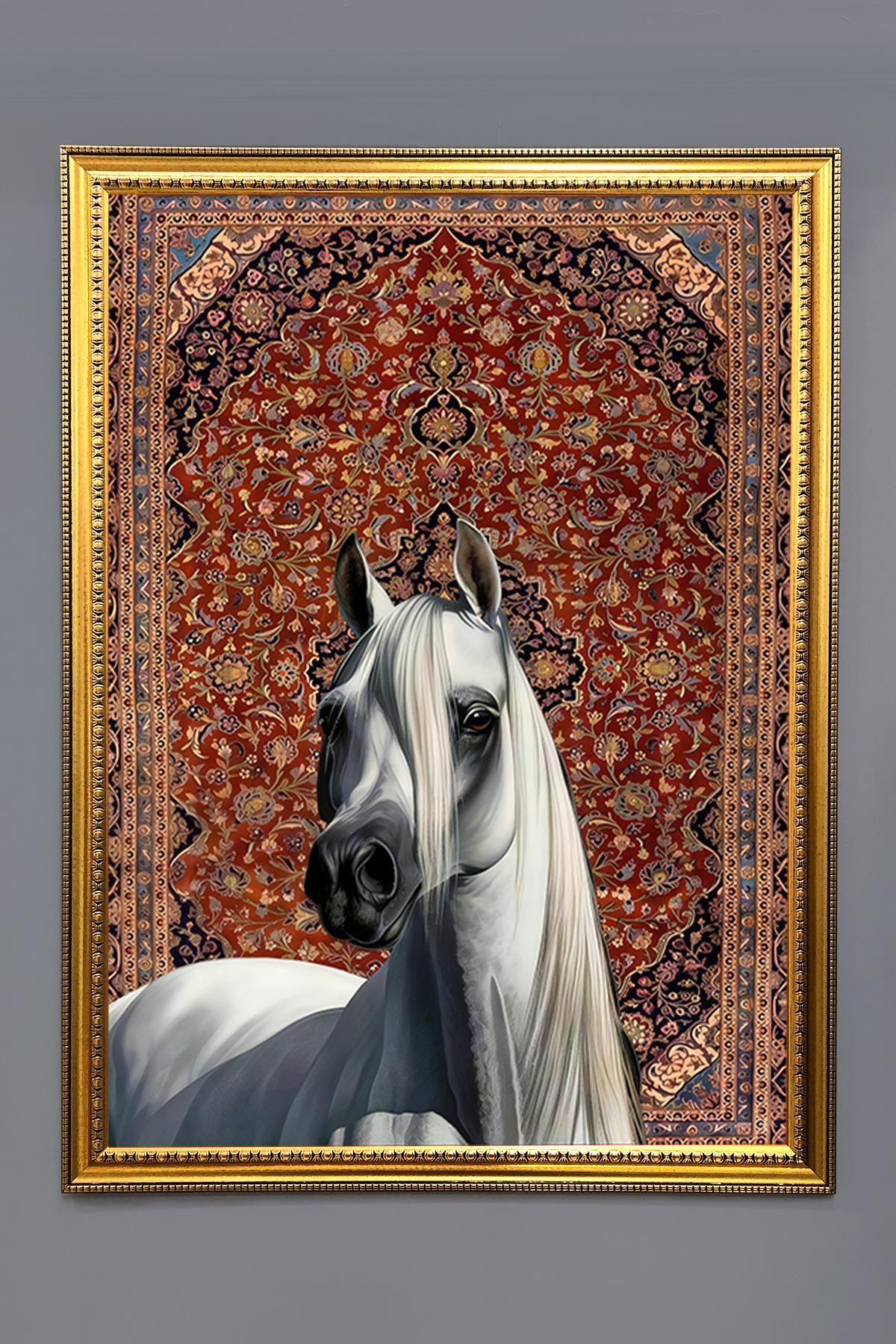 Doruklar Home Collection Dekoratif Modern Desenli Çerçeveli Duvar Tablosu 50x70cm RÜYA02