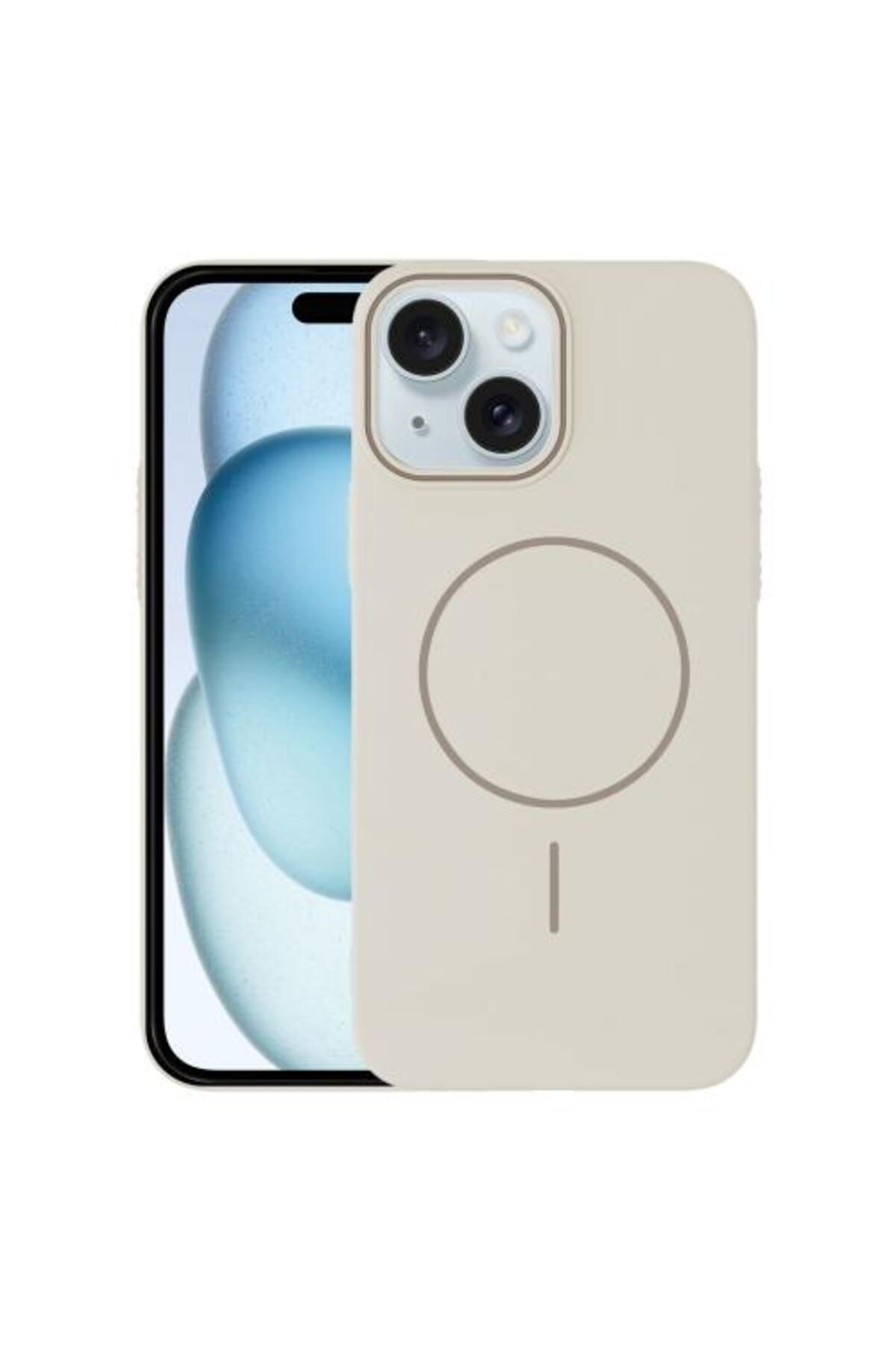 Teleplus iPhone 14 Kılıf Manyetik Şarj Özellikli IC GLS Lansman Leke Tutmaz Kapak