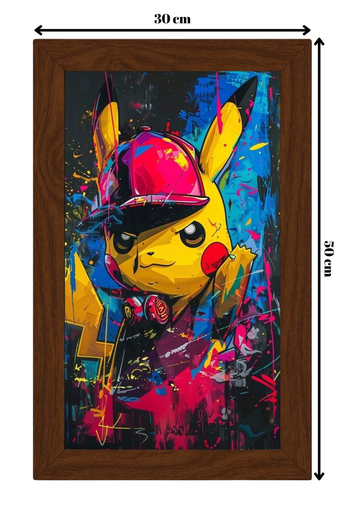 ColorCraft SERAMİK ÜZERİNE AHŞAP ÇERÇEVELİ 30x50cm TABLO NO:38