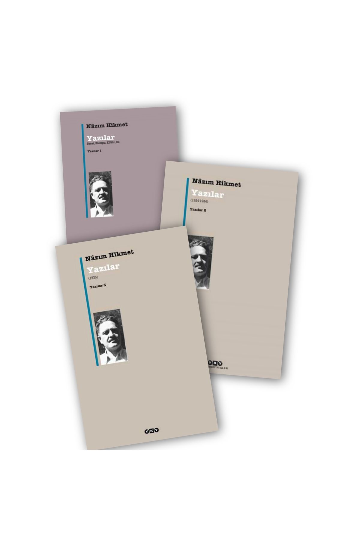 Yapı Kredi Yayınları Nazım Hikmet Yazılar 3 lü Set (1) Sanat, Edebiyat, Kültür, Dil - 1924-1934 - 1935