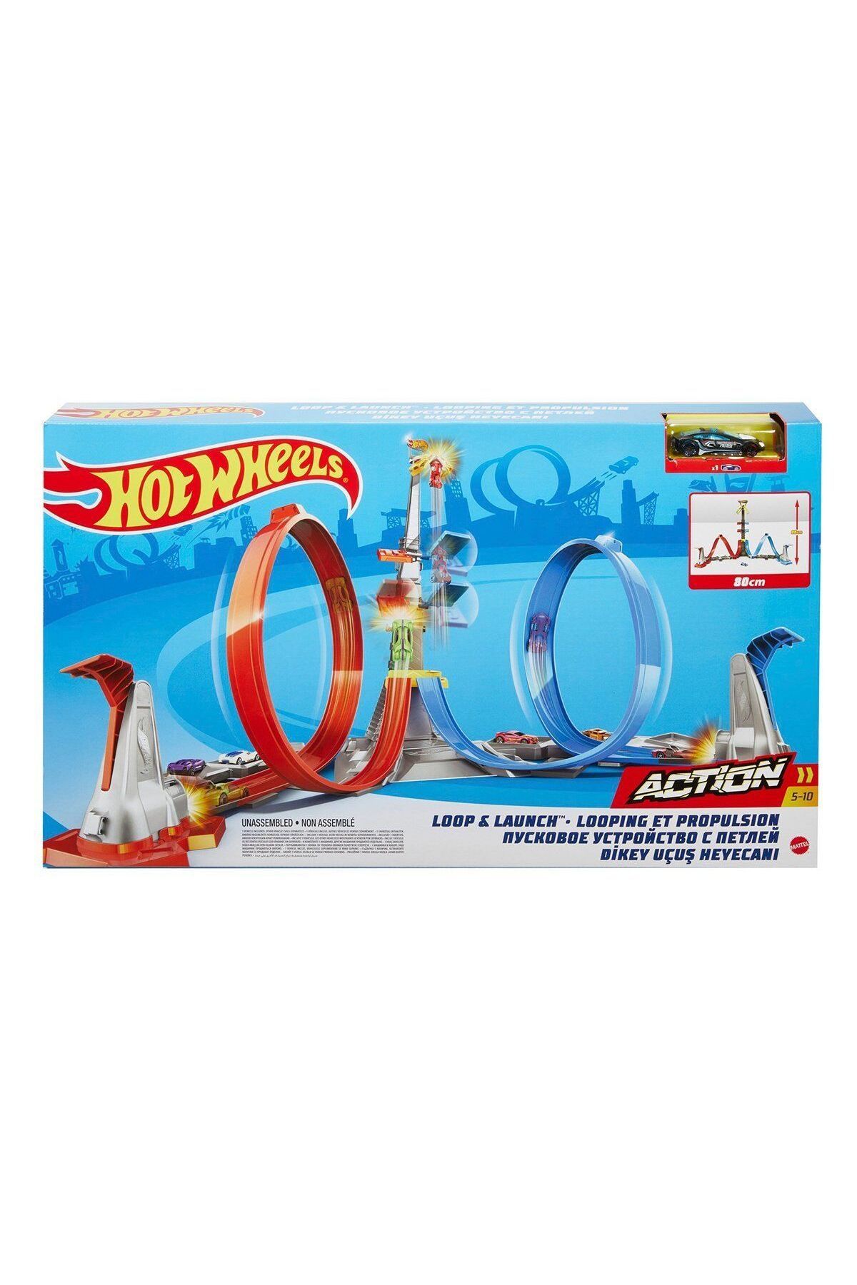 Easy Tedarik GRW39 Hot Wheels Dikey Uçuş Heyecan Yarış Seti