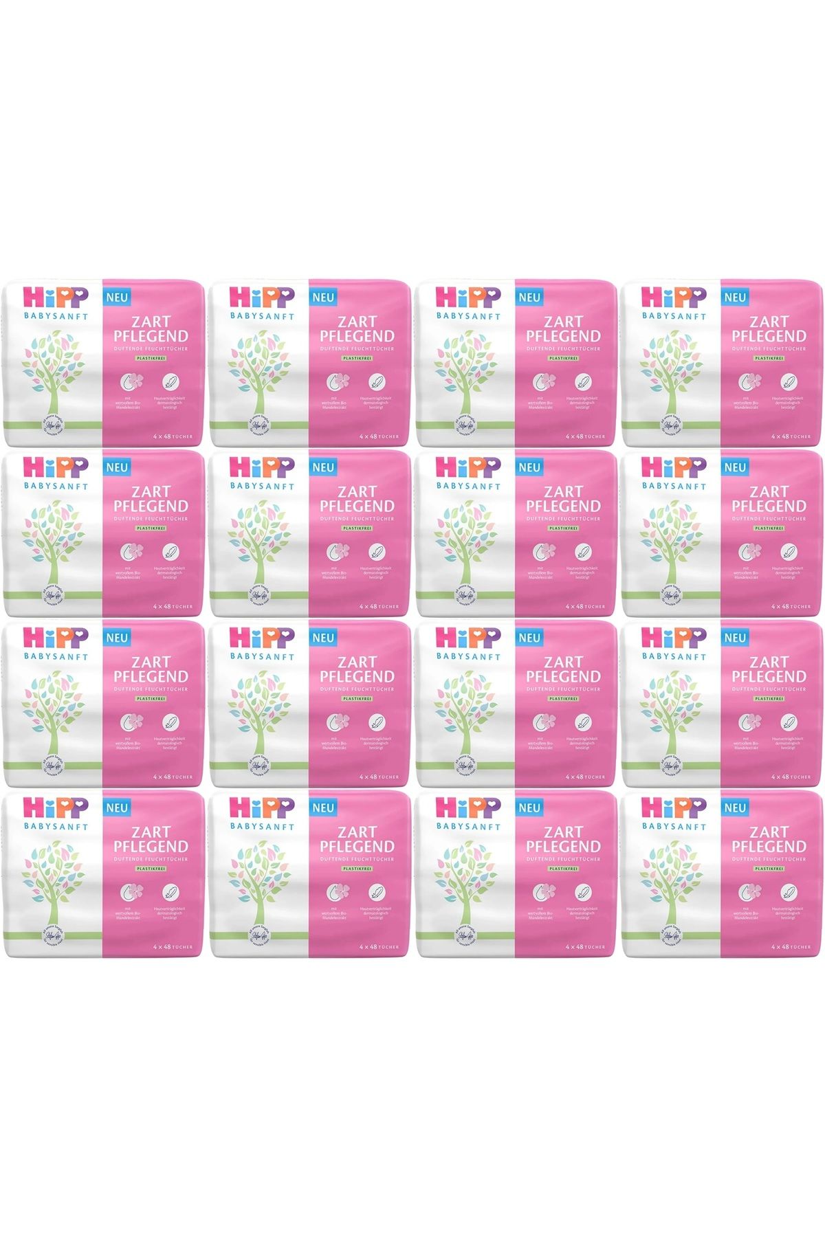 Hipp Baby Sanft Islak Havlu Mendil 48 Yaprak Klasik 48 Li Set (16PK*3) 2304 Yaprak