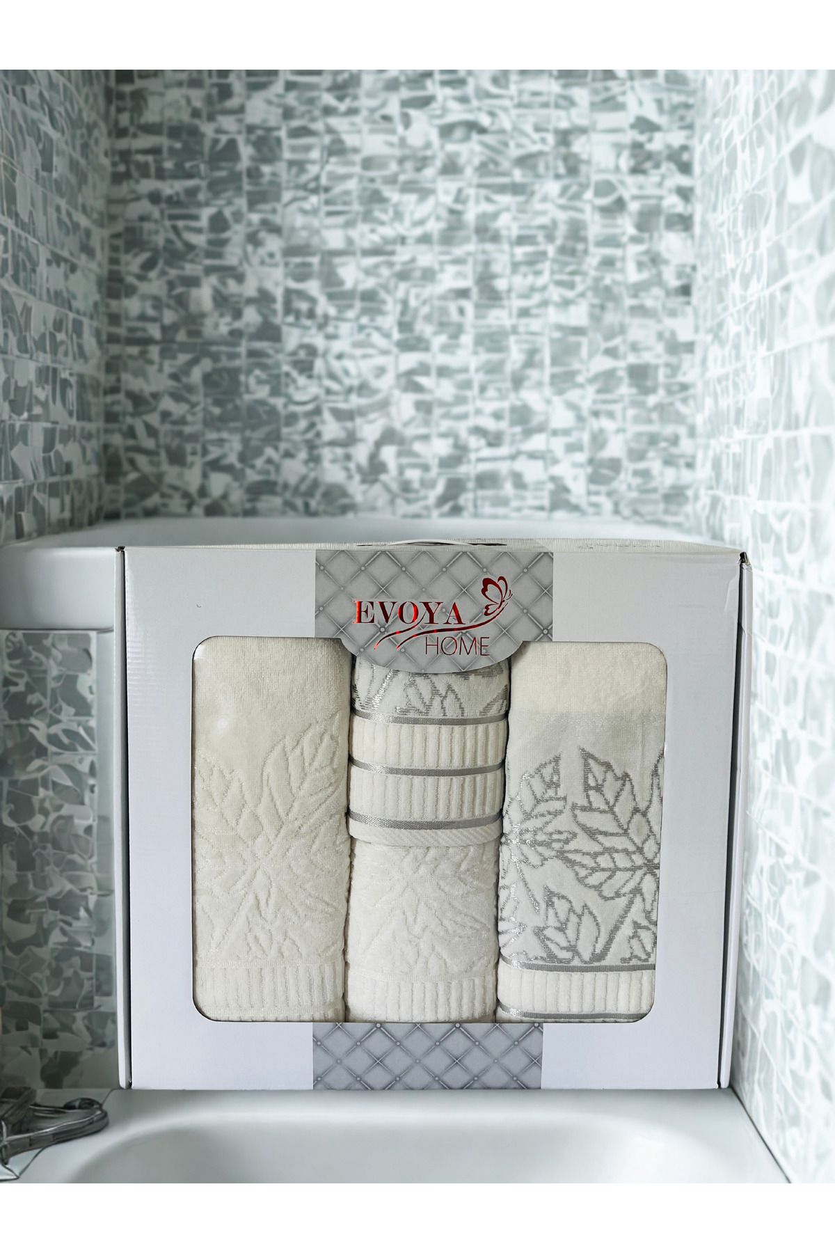 Home Lüks Organik Kadife Pamuk Hamam Takımı I 2 Adet 100x150 2Adet 50x90