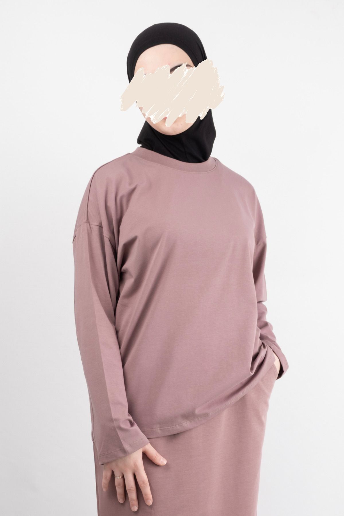 Vauva OVERSIZE PAMUKLU UZUN KOL TSHIRT 25542