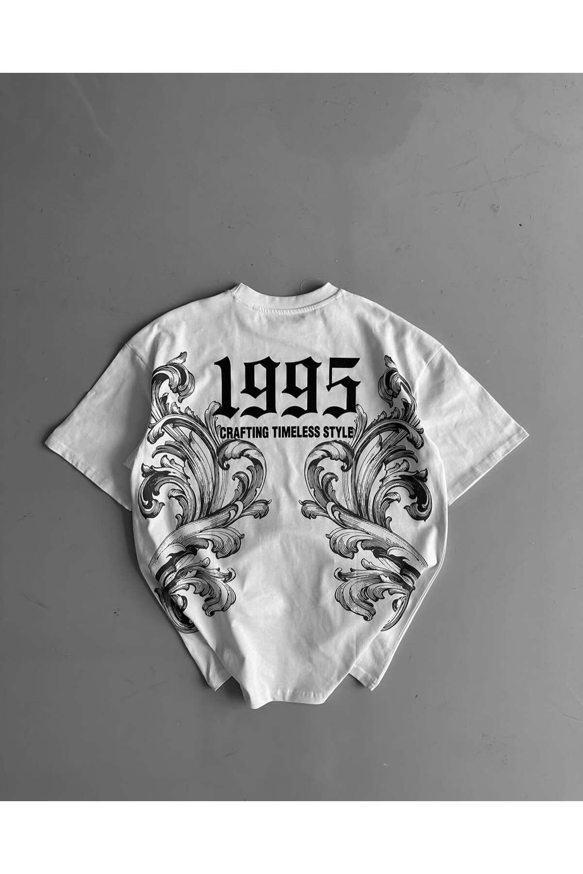 ZENİSO BUTİK STWD. BAŞLIKLI NAKIŞLI OVERSIZE UNISEX T-SHIRT