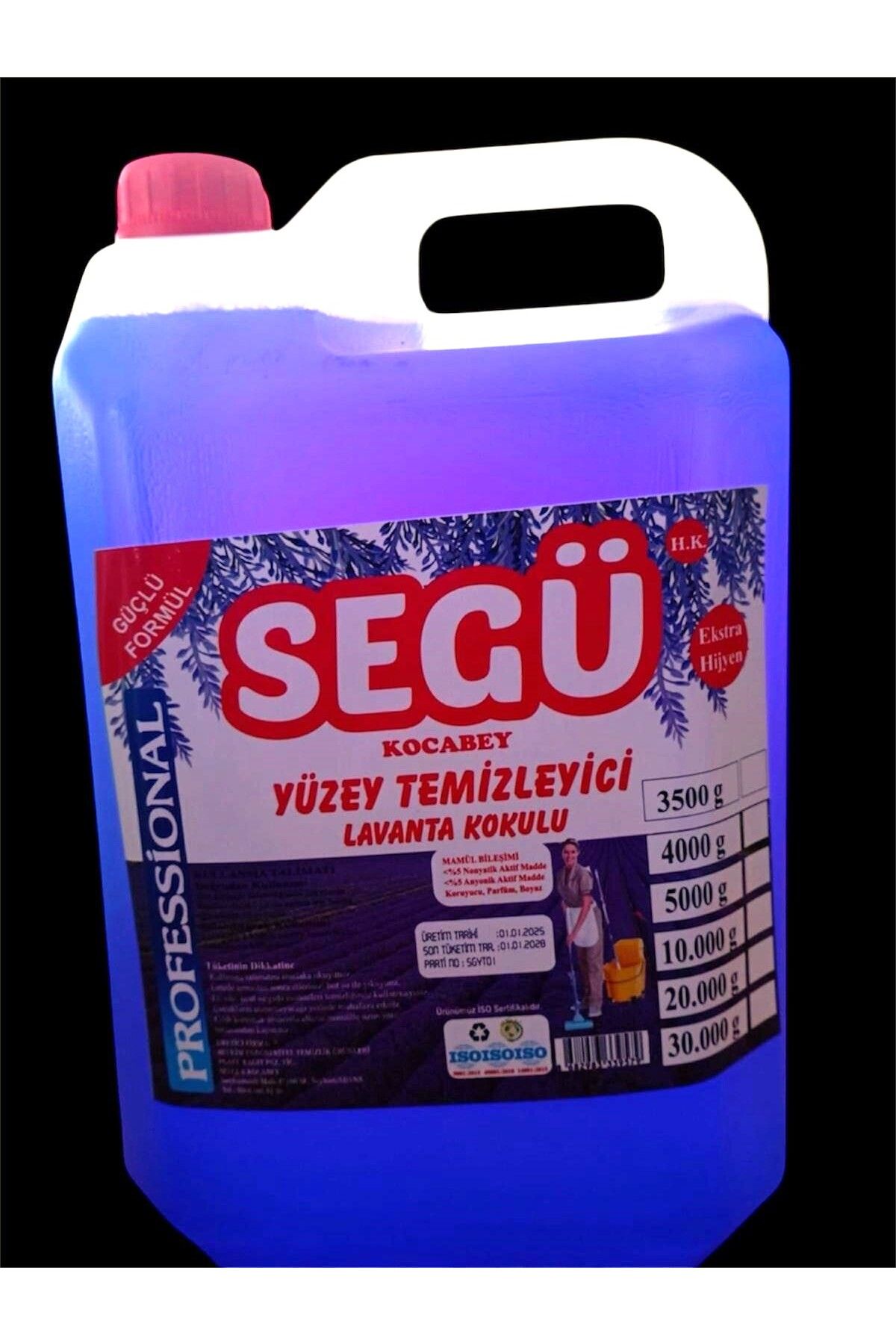 SEGÜ 5 LT/5 KG LAVANTA KOKULU YÜZEY TEMİZLEYİCİ