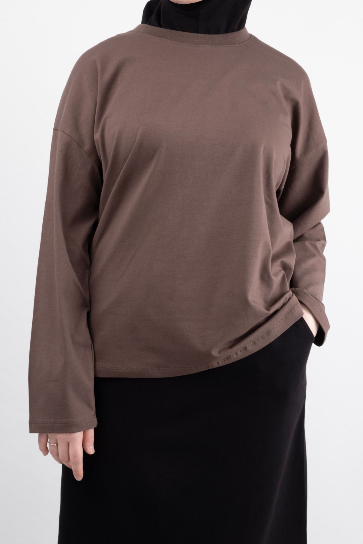 Vauva OVERSIZE PAMUKLU UZUN KOL TSHIRT 25542