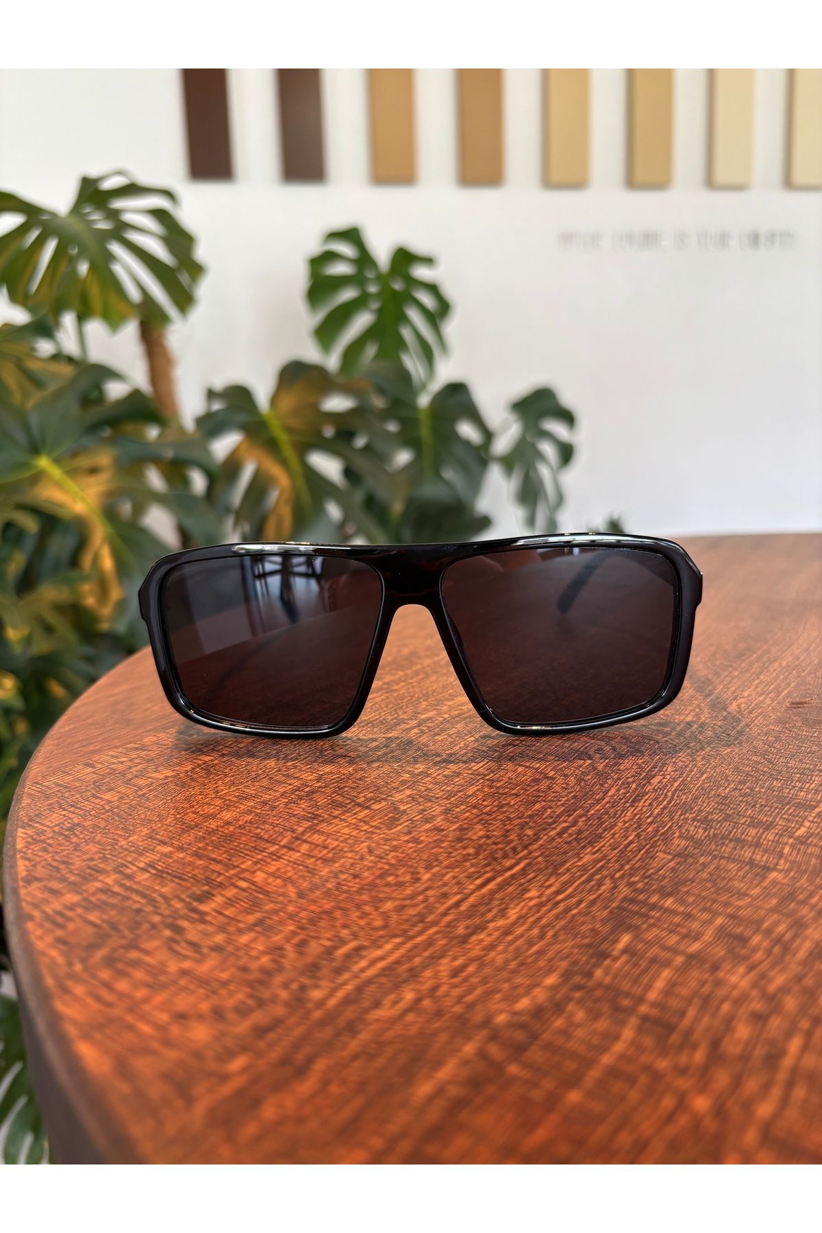 funeyes Duo Büyük Köşeli Erkek Kadın Güneş Gözlüğü Unisex 66 Ekartman