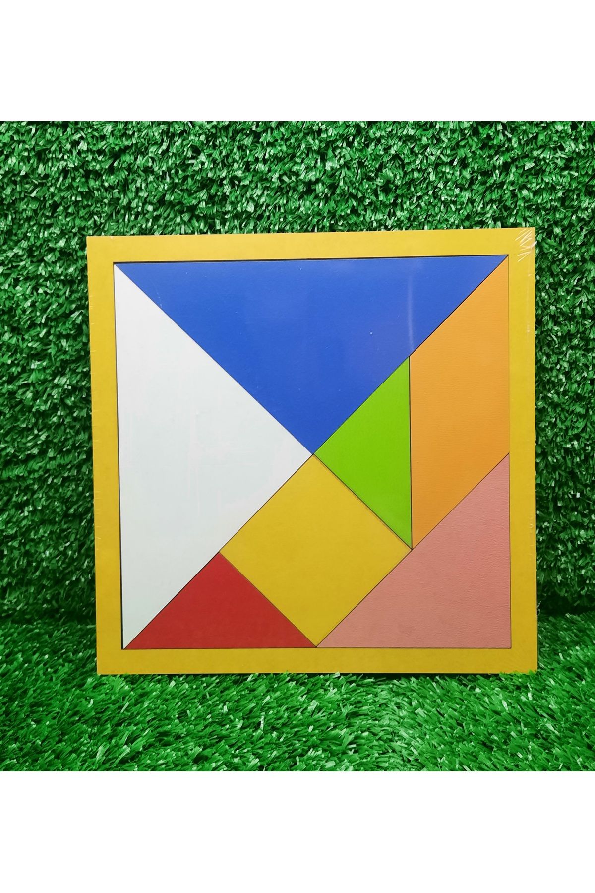 TOYSTAR Ahşap Tangram, Eğitici 7 Parçalı 17x17 cm