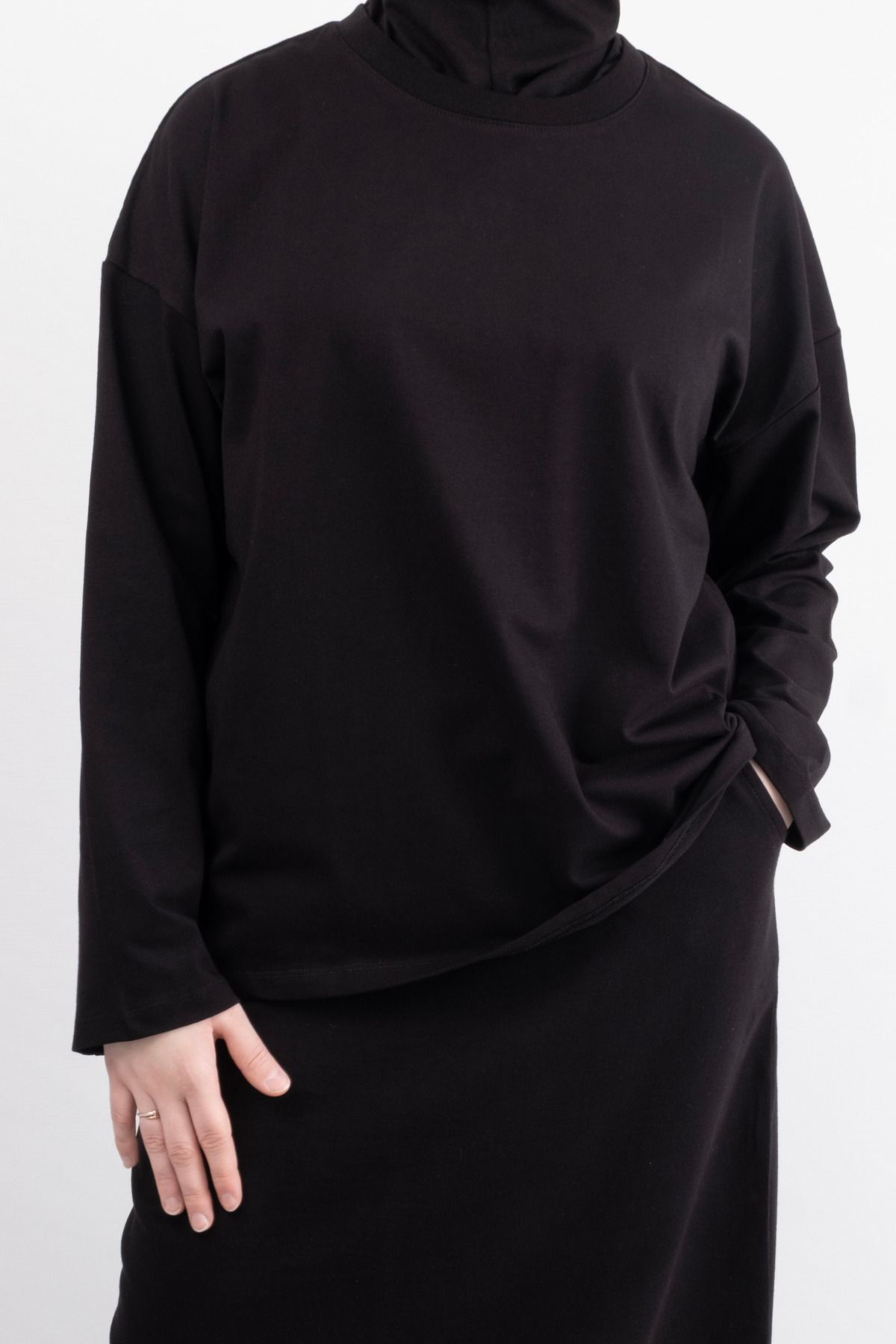 Vauva OVERSIZE PAMUKLU UZUN KOL TSHIRT 25542