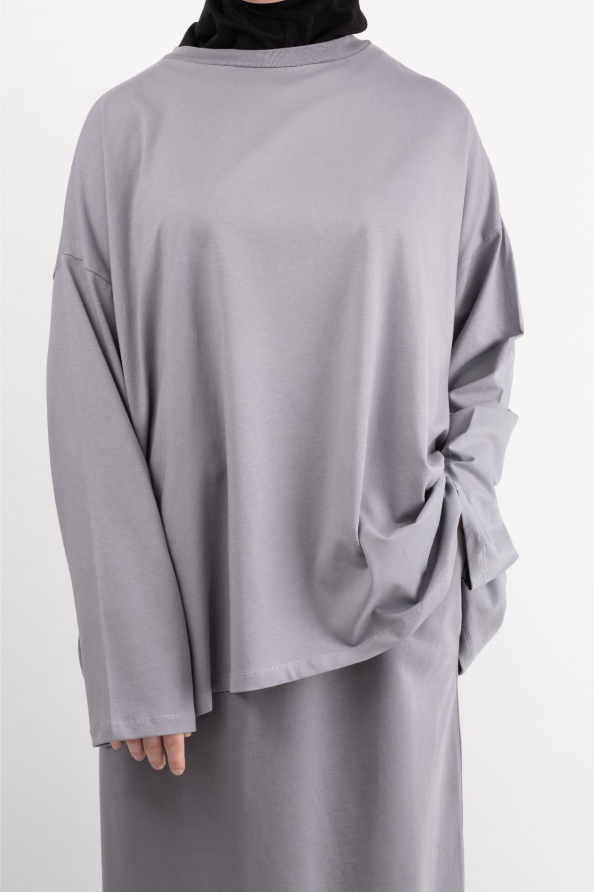 Vauva GENİŞ UZUN KOL OVERSIZE TSHIRT 25541