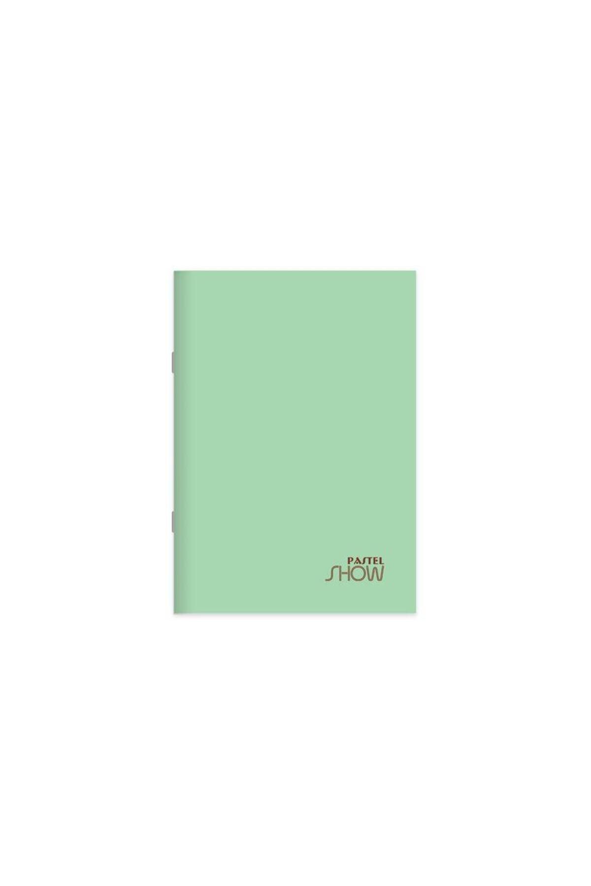 KESKİN COLOR Keskin A5 60 Yp.Çiz. PP Kp.Dikişli Pastel Show Defter - Yeşil