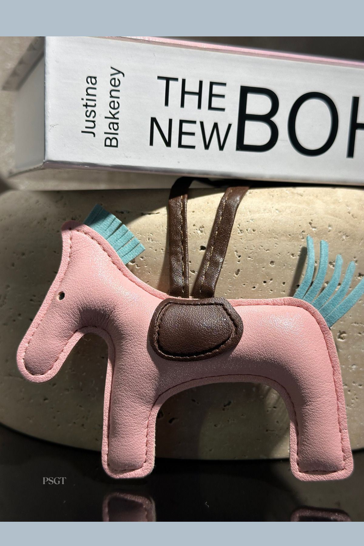 PSGT Horse El Yapımı Çanta Charm Anahtarlık Çanta Aksesuarı Bag Charm