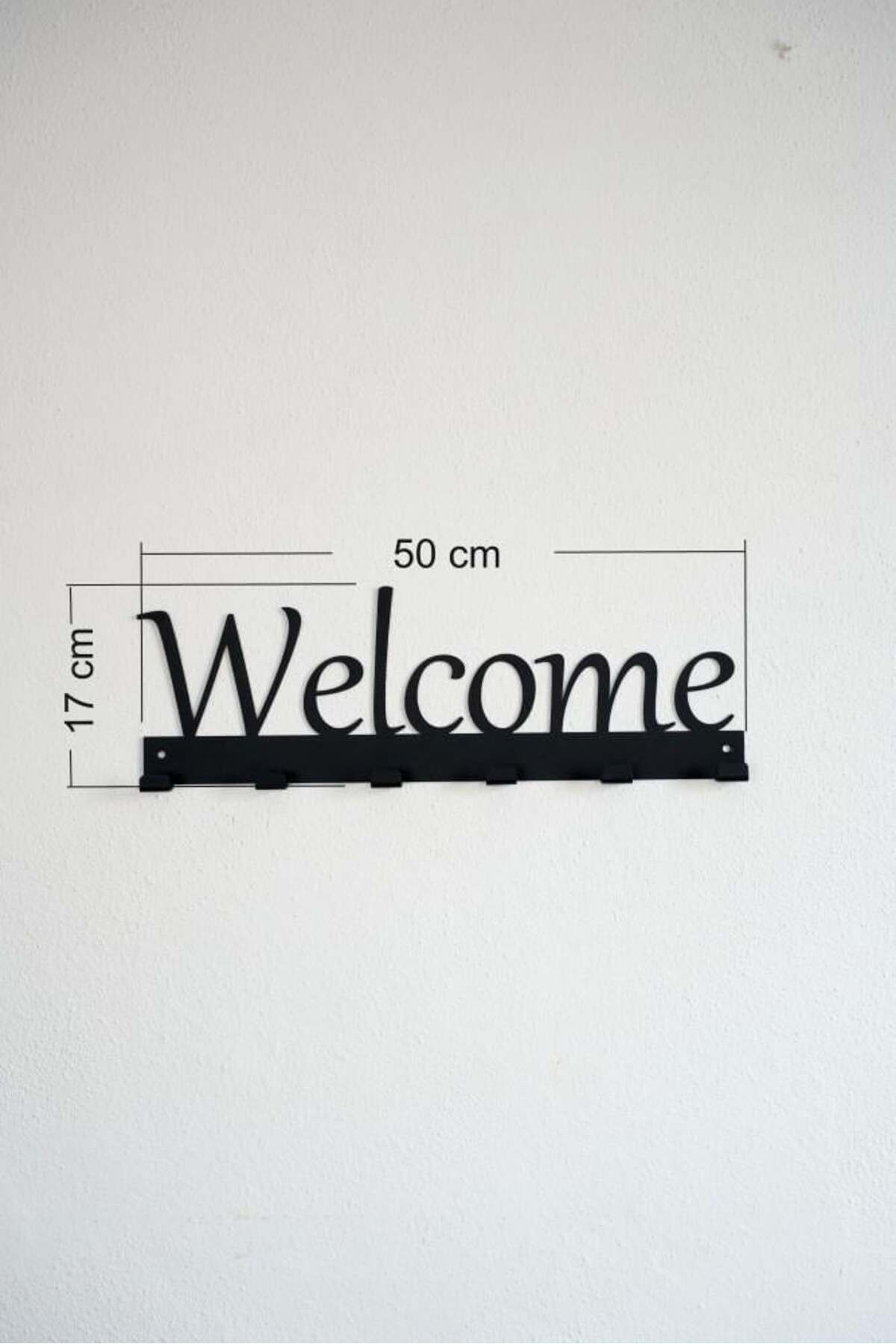 Renklendir Hayatını Dekoratif Duvar Askısı Welcome Temalı 50 cm x 17 cm