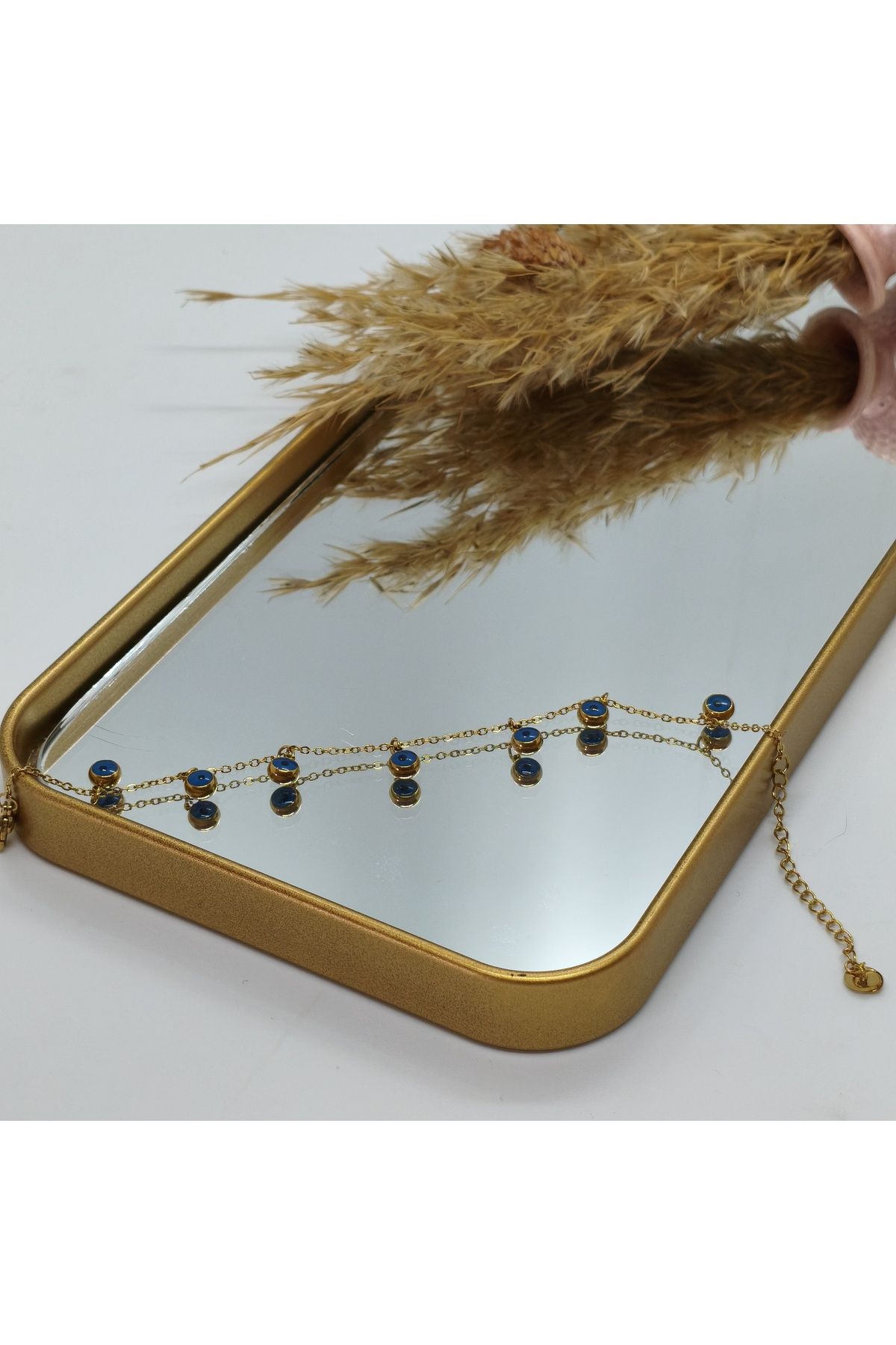 Butik MONARE Nazar Boncuklu Çelik Bileklik
