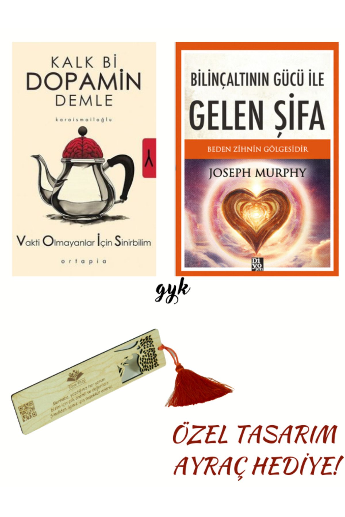 Diyojen Yayıncılık Kalk Bi Dopamin Demle ve Bilinçaltının Gücü İle Gelen Şifa 2'li SET (AYRAÇ HEDİYELİ!)