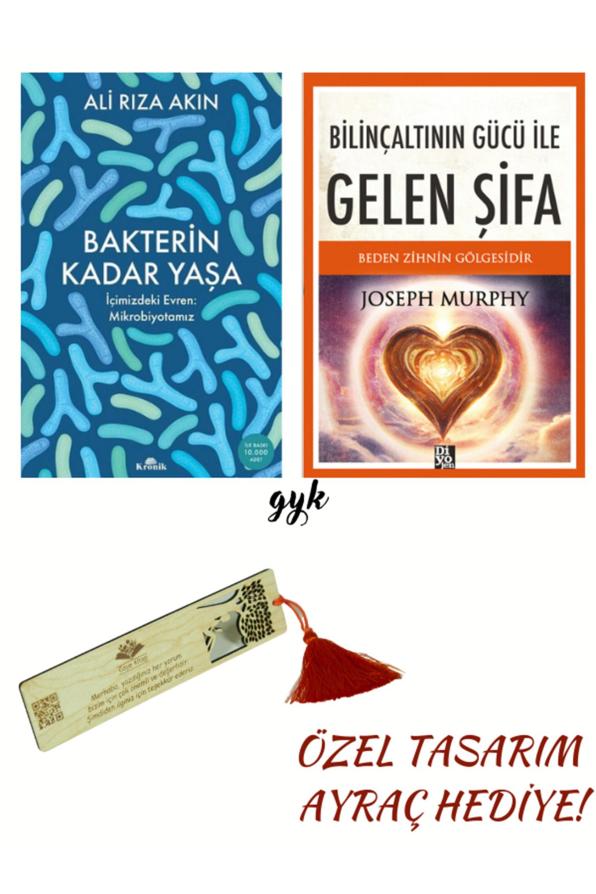 Diyojen Yayıncılık Bakterin Kadar Yaşa ve Bilinçaltının Gücü İle Gelen Şifa 2'li SET (AYRAÇ HEDİYELİ!)